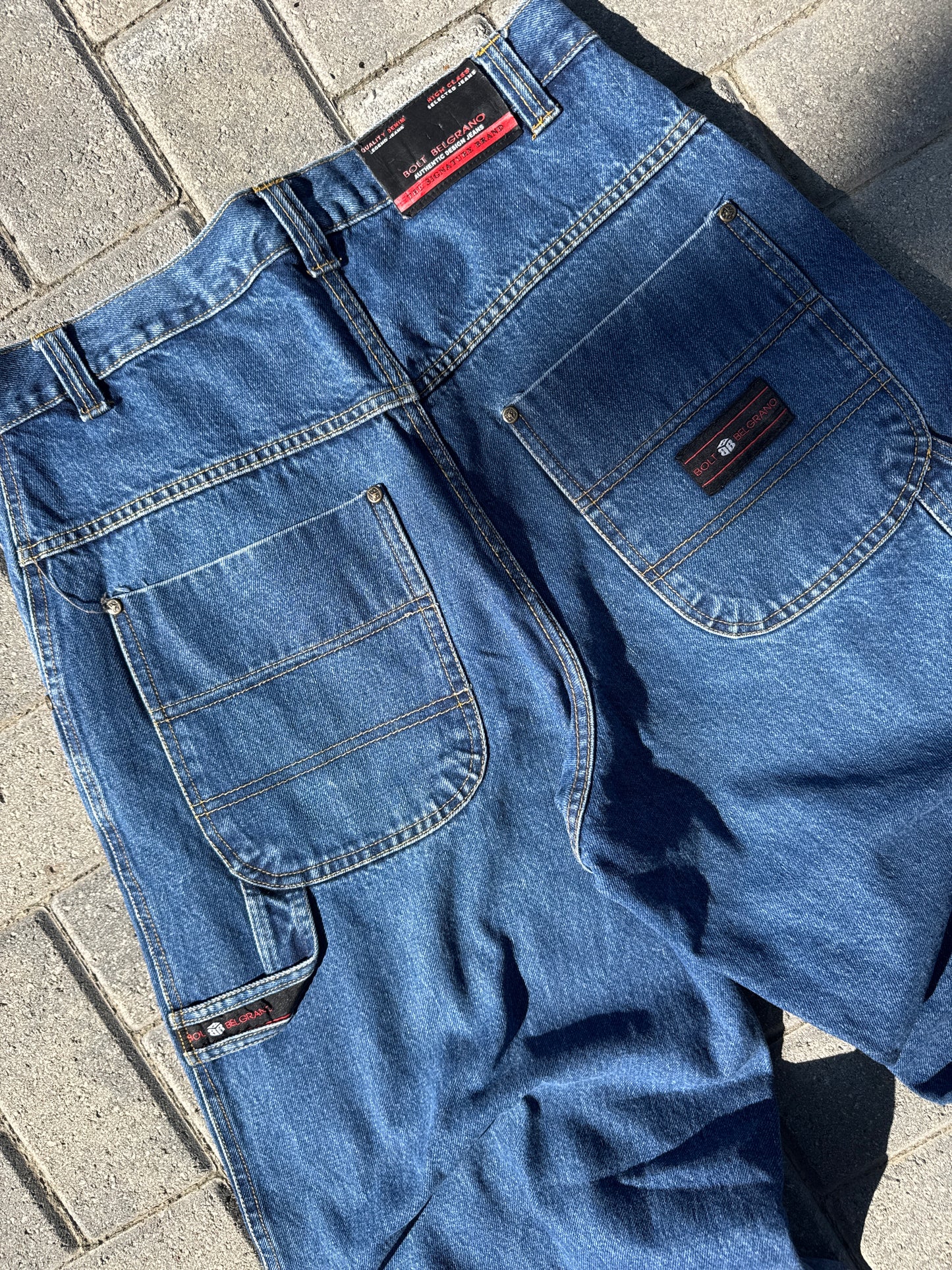 (36x32) Bolt Belgrano Y2K Carpenter Denim Pants
