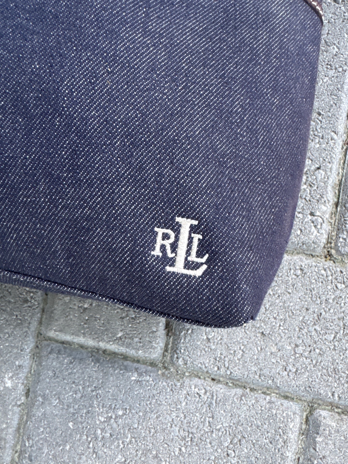 Vintage Ralph Lauren Denim Shoulder Purse
