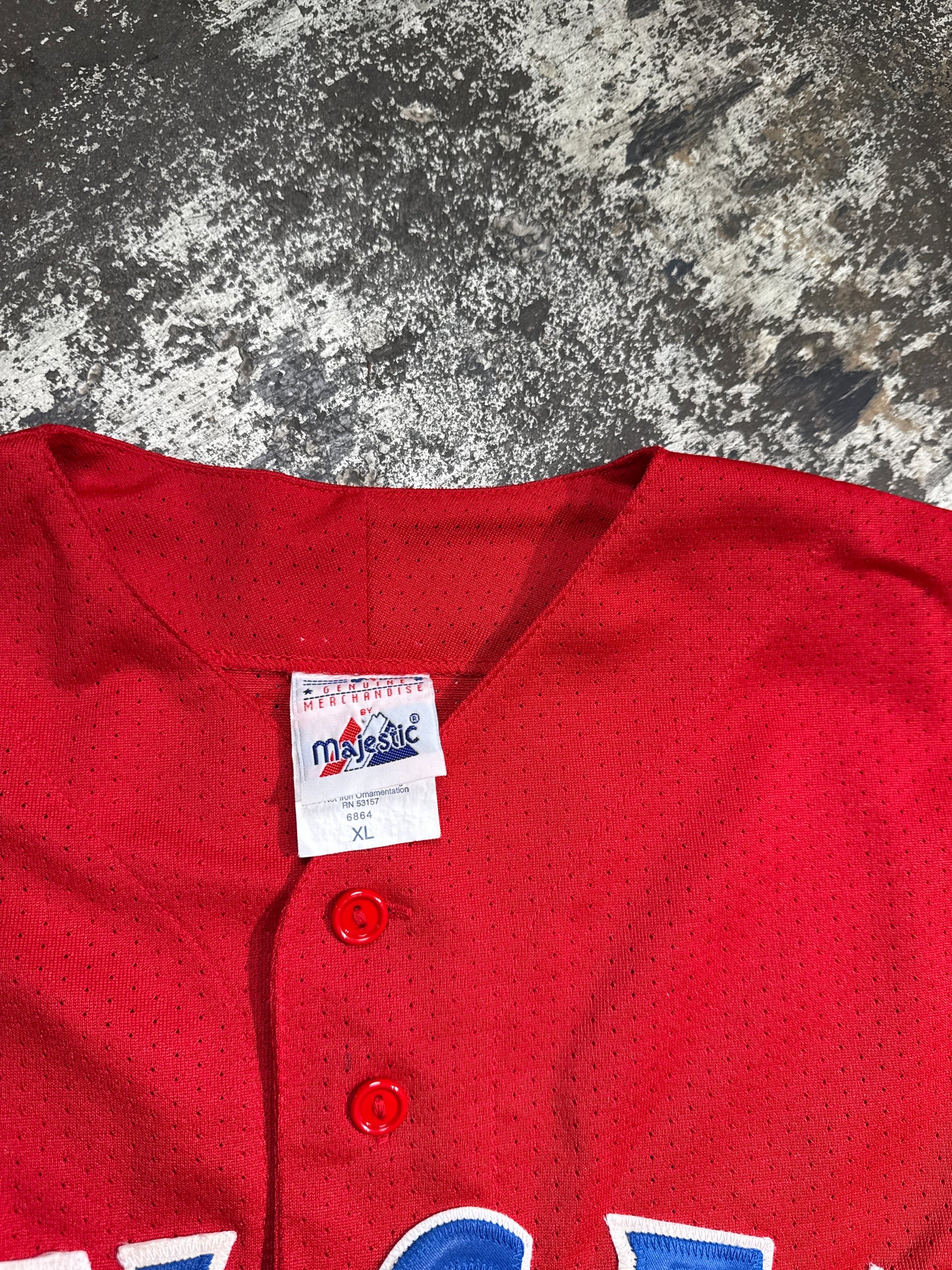 (XL) Vintage Majestic Rangers Jersey
