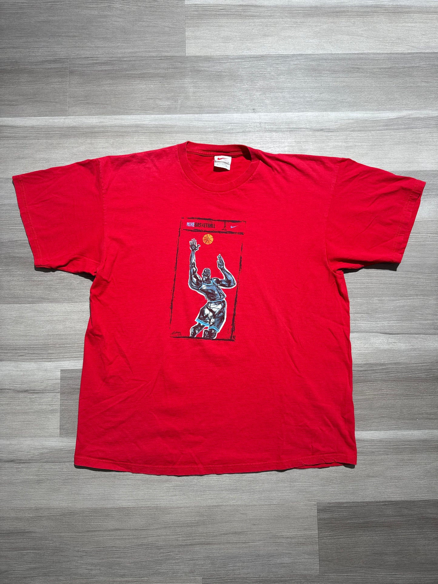 (XL) 90s Red Nike Basketball Tee