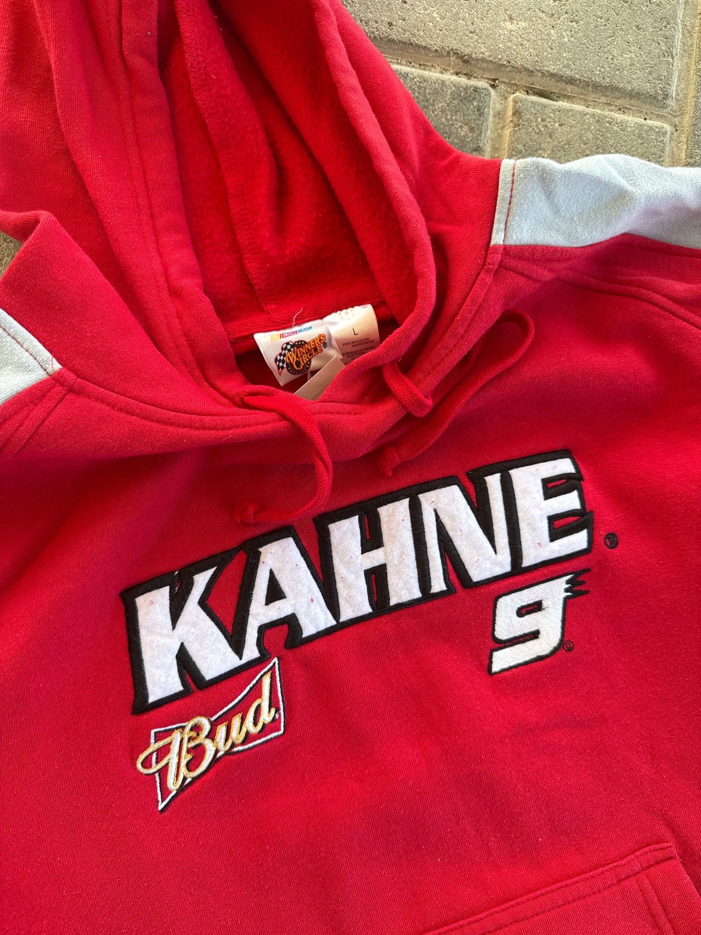 (M/L) Red NASCAR Kahne #9 hoodie