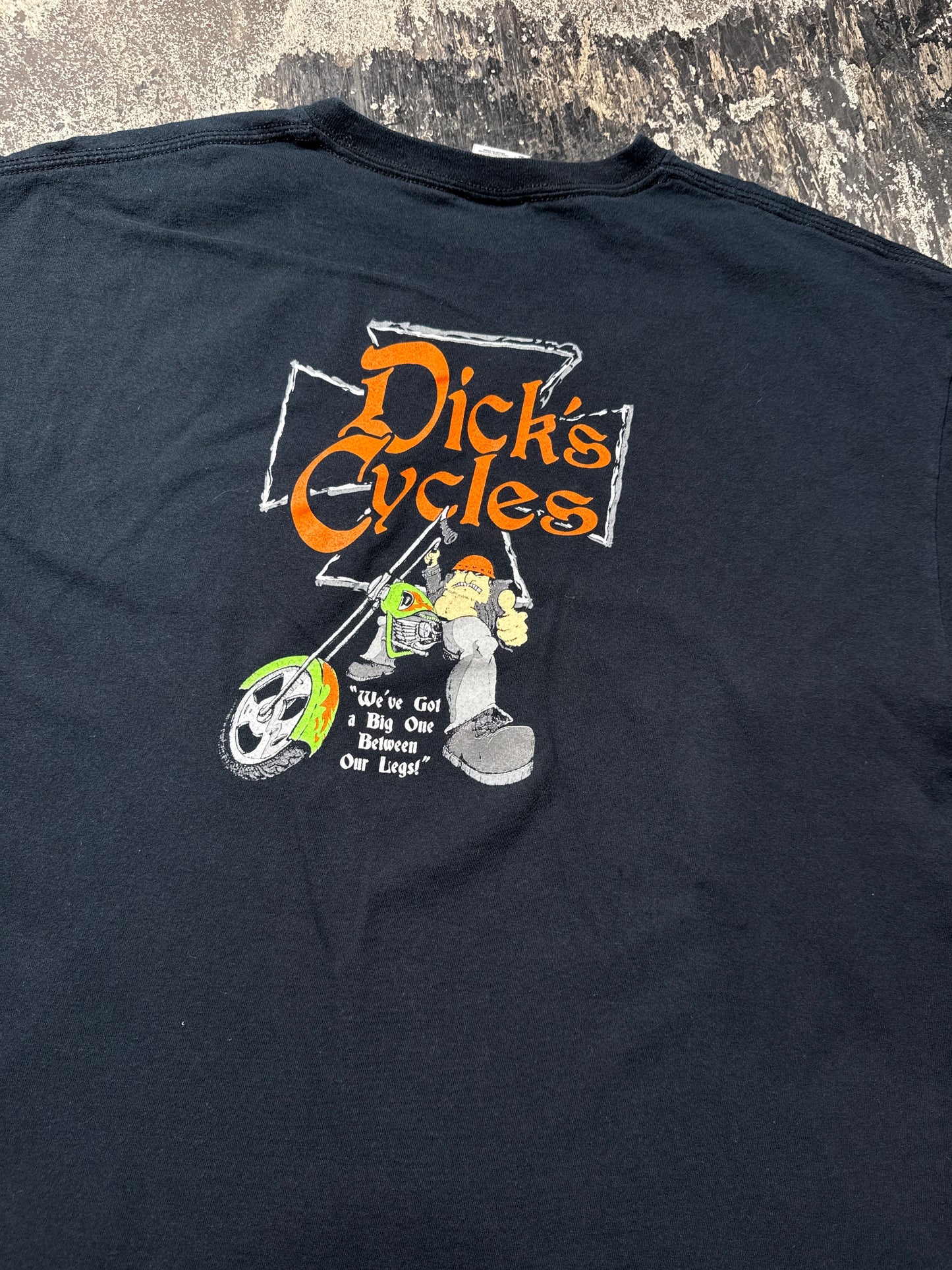 (XL) Vintage Dicks Cycles Chopper Tee