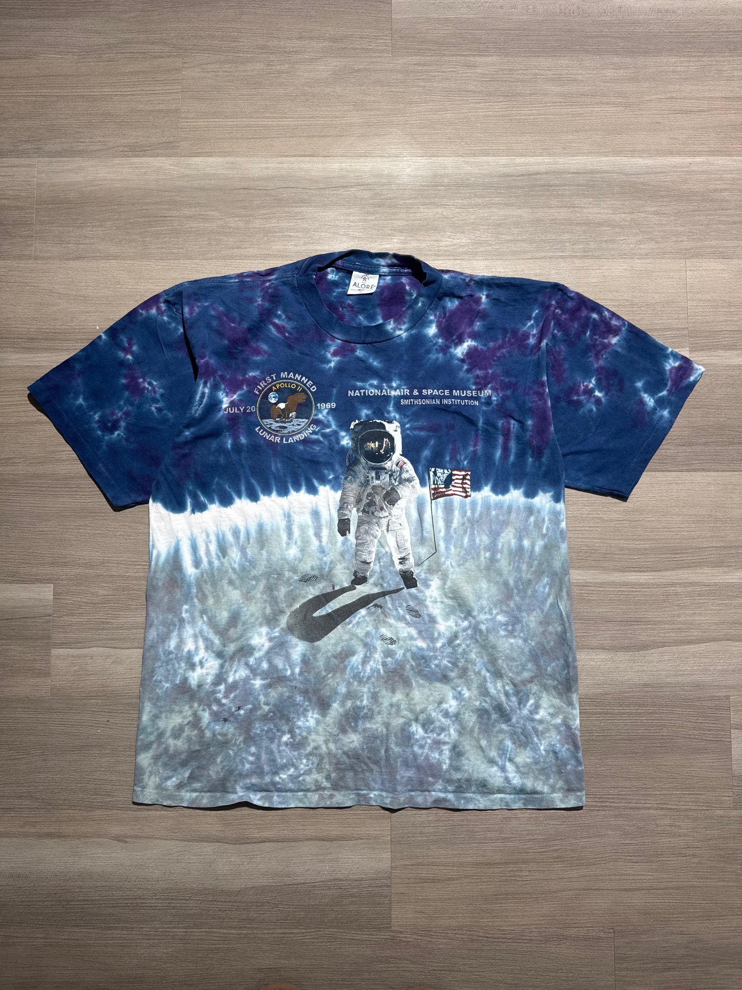 (XL) Vintage NASA Apollo 11 First Moon Landing Tie Dye Tee