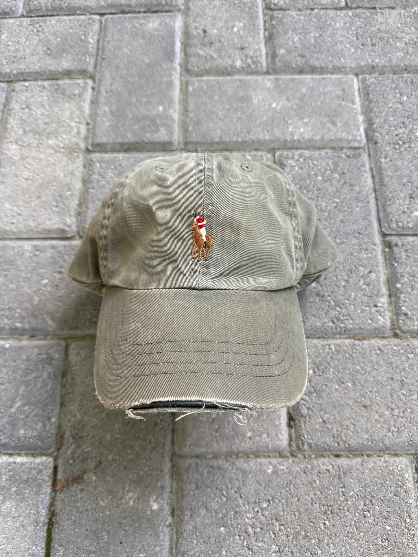 Polo Ralph Lauren Distressed Chino Baseball Cap
