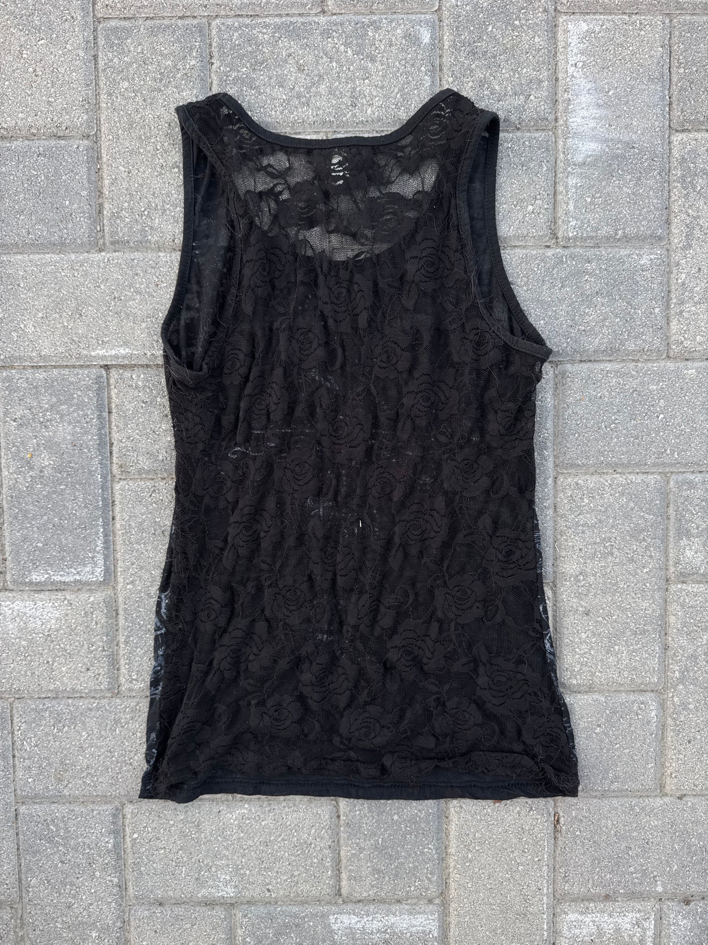 (L) Zona Libre Cross Y2K Tank Top