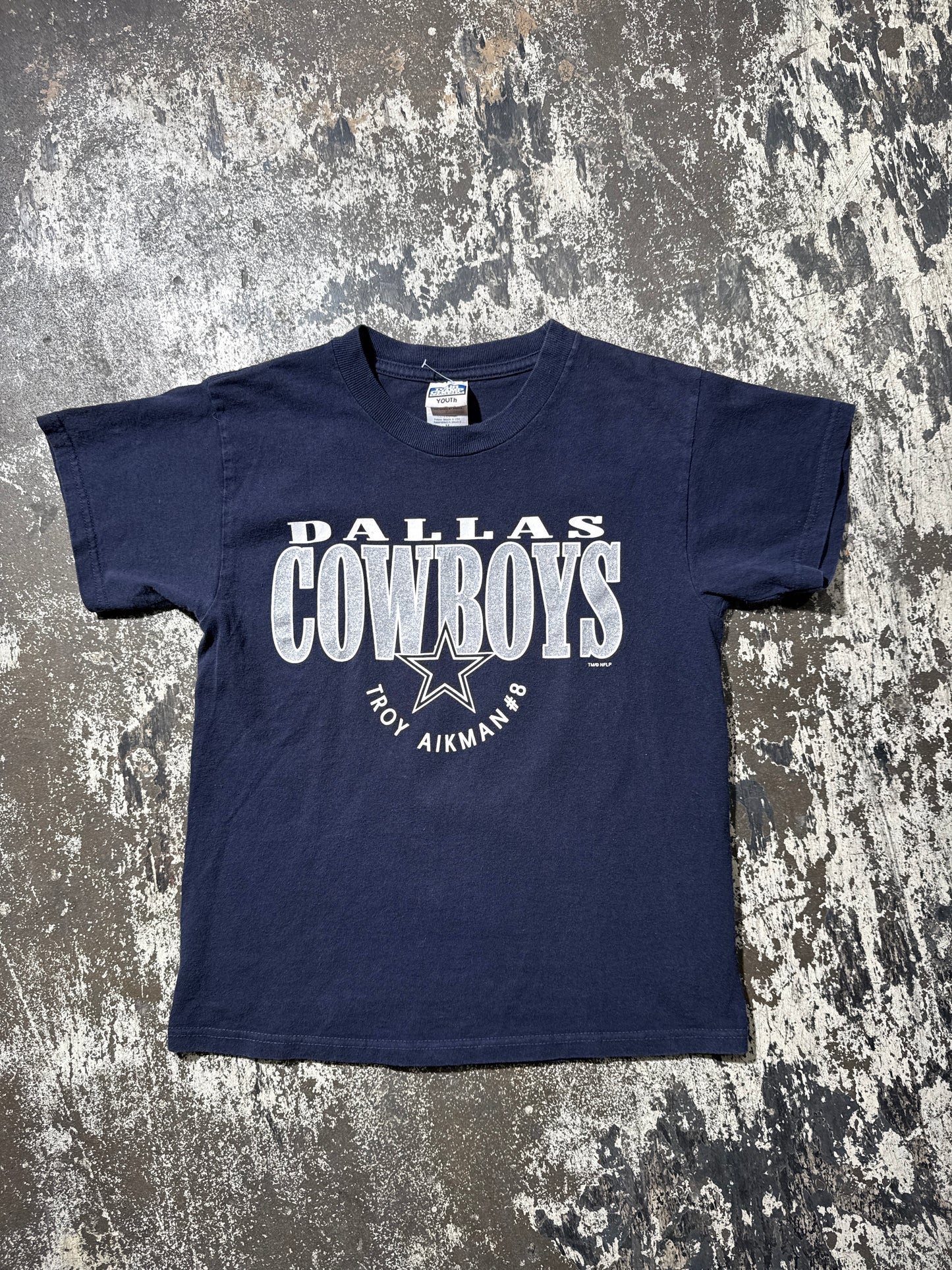 (M) Vintage Dallas Cowboys Tony Aikman Tshirt