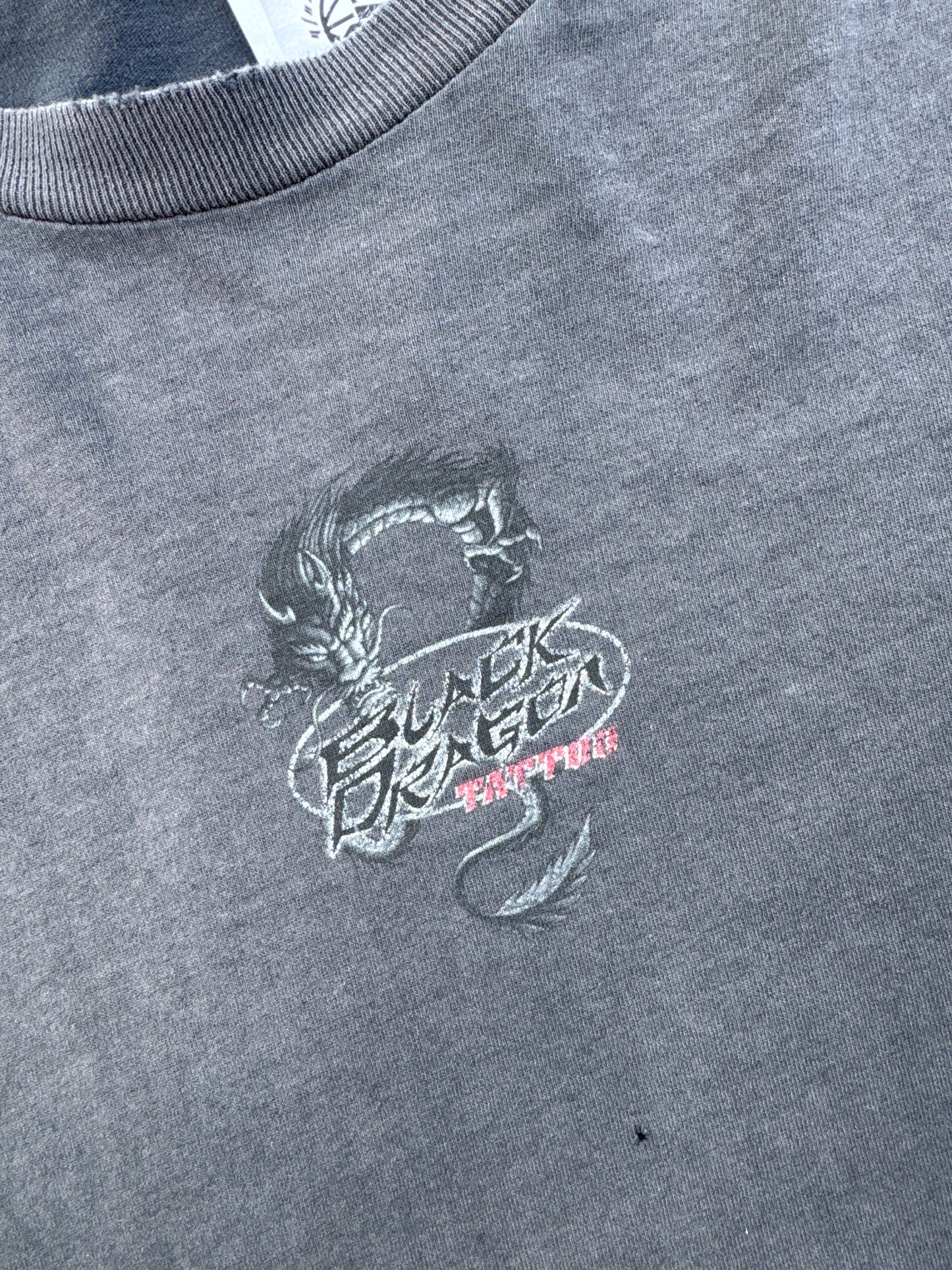 (XL) Girl with a Dragon Tattoo Distressed Tee