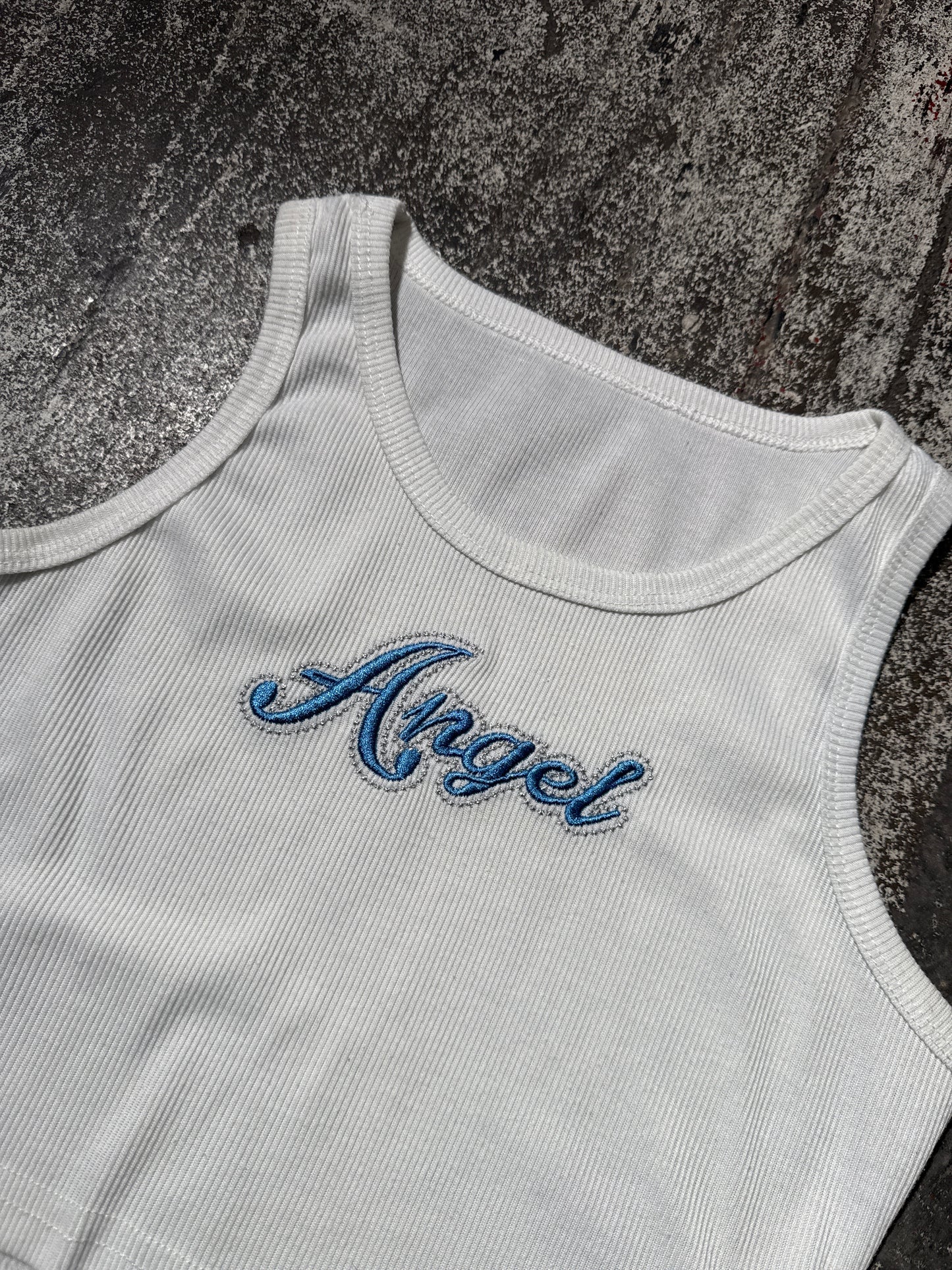 (S) Thermal “Angel” Embroidered Tank