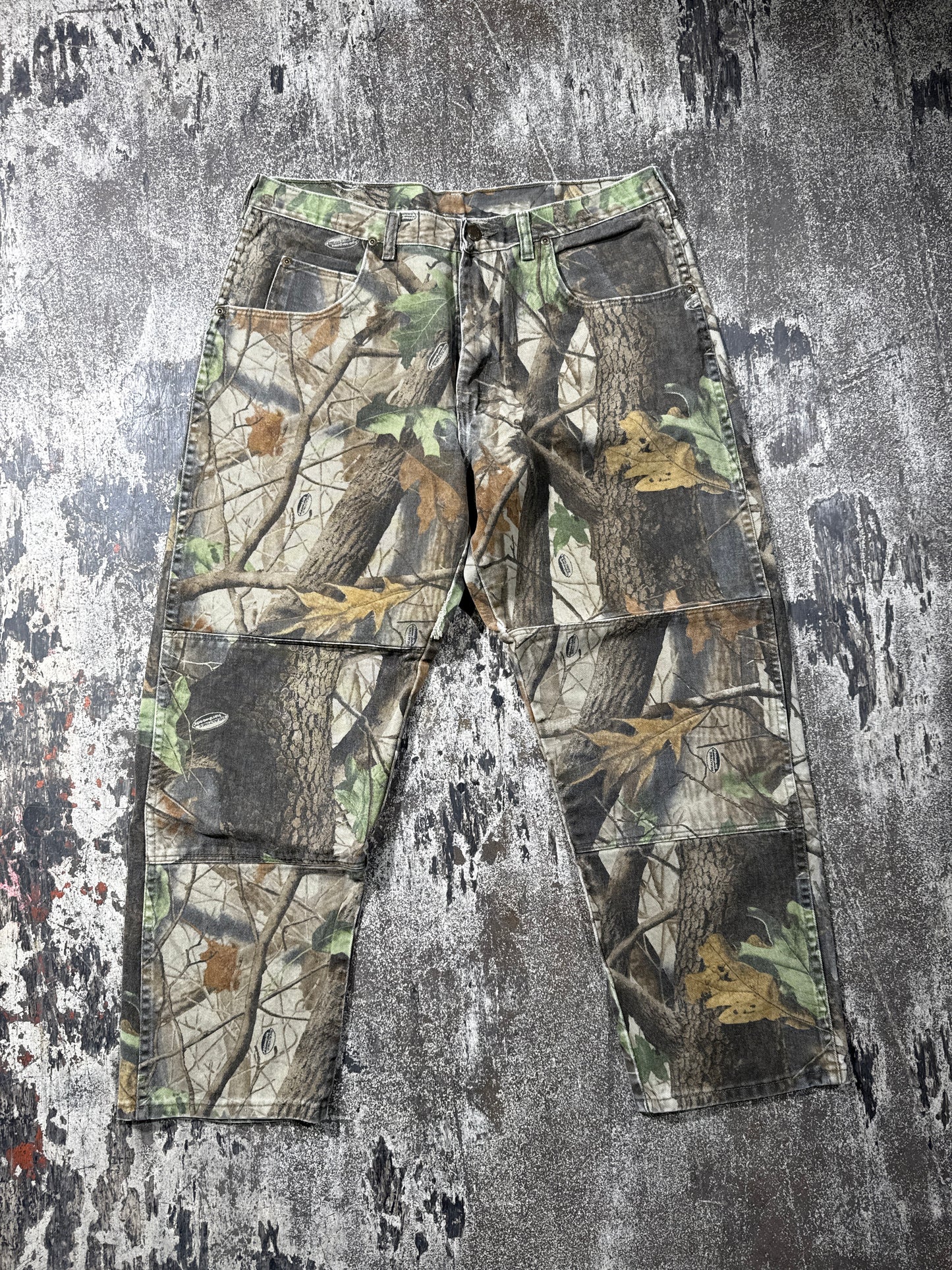 (36x30) Wrangler Double Knee RealTree Pants