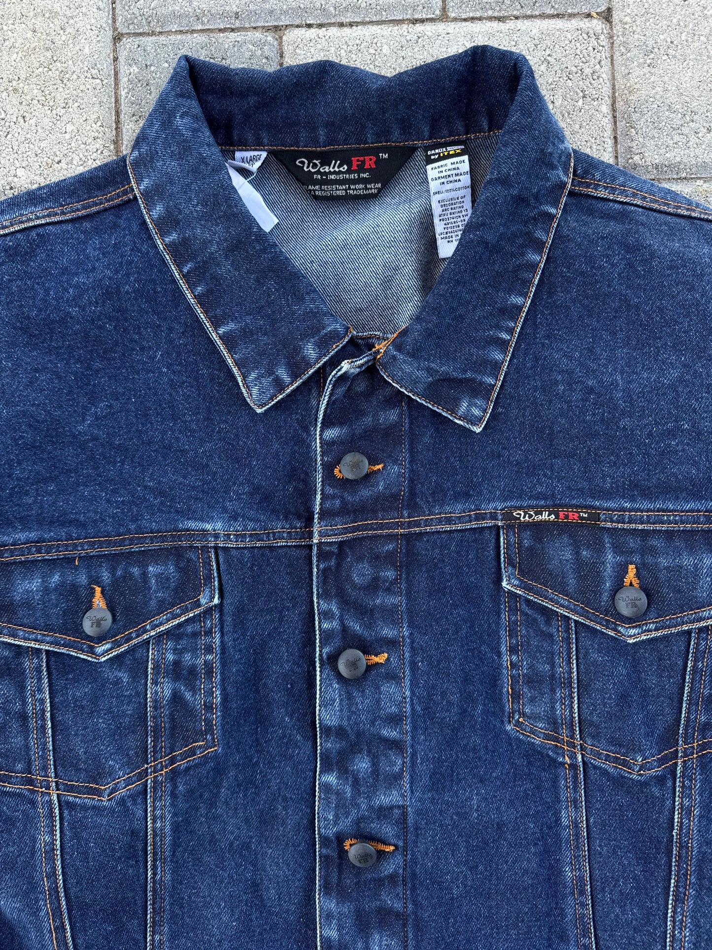 (XL) Walls FR Denim Trucker Jacket