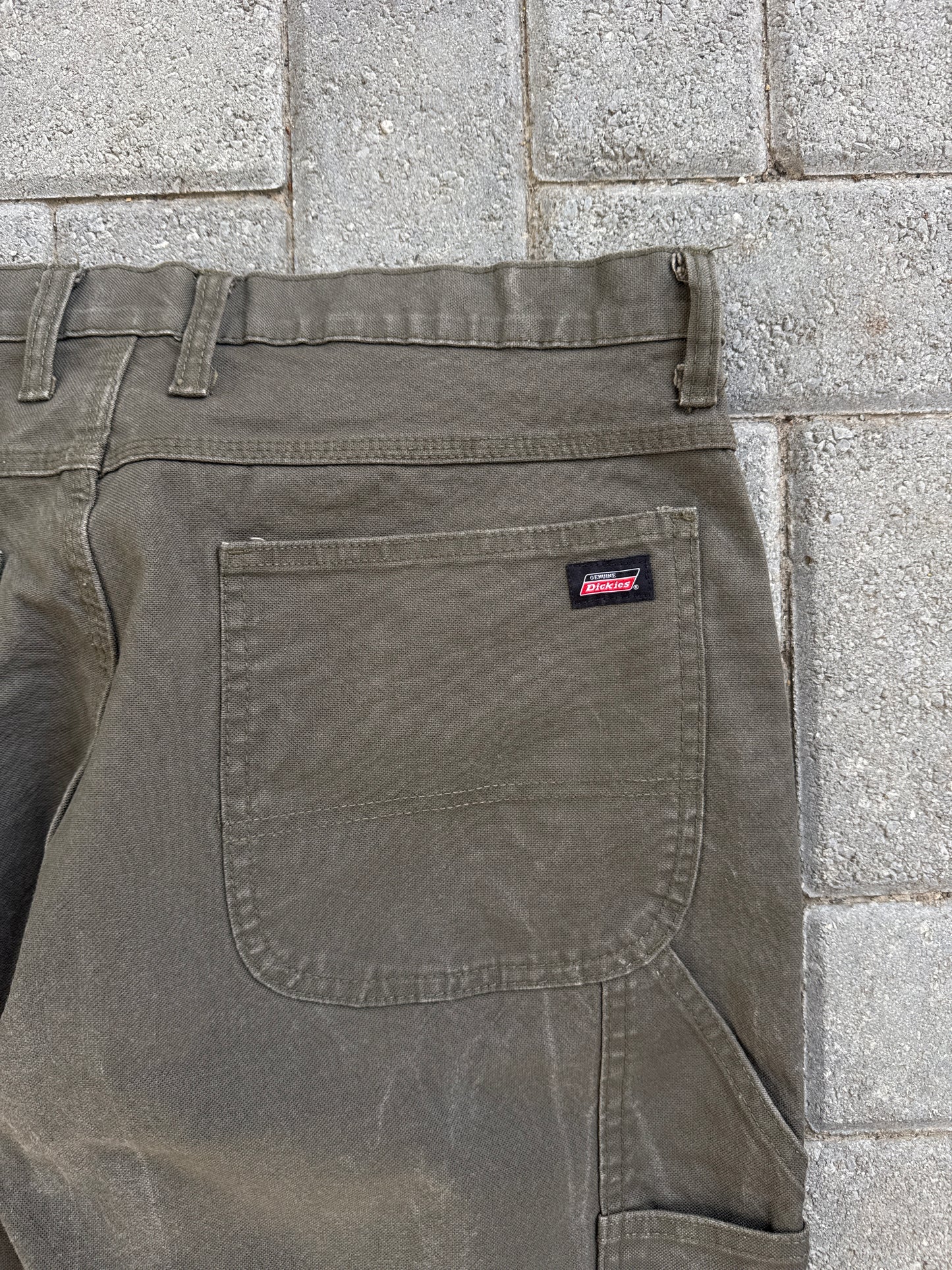 (36x30) Dickies Green Black Tab Pants