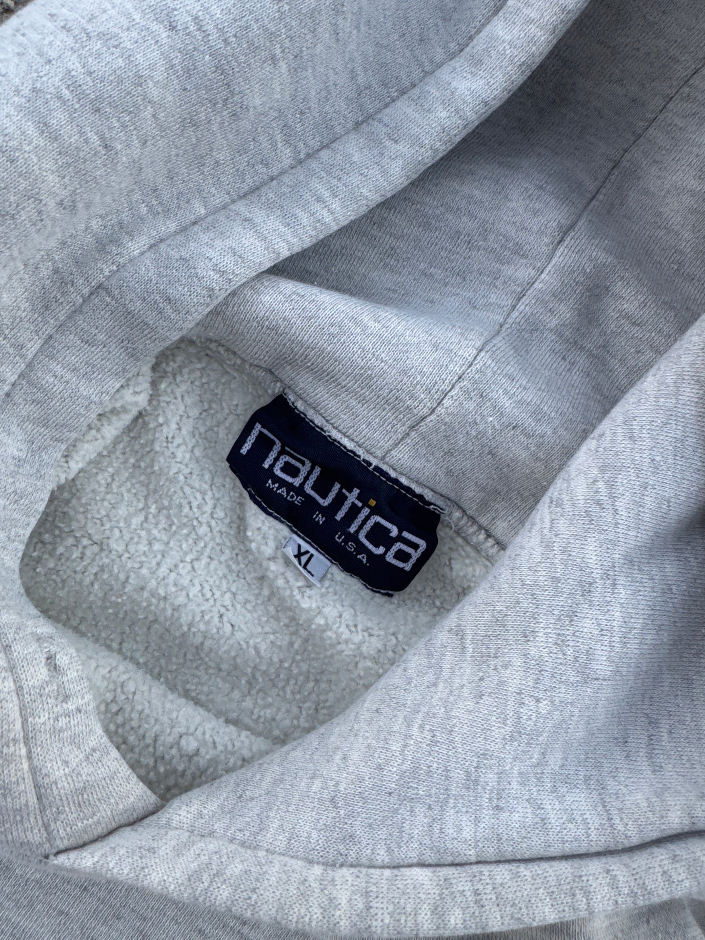 (XL) Vintage Nautica Gray Hoodie