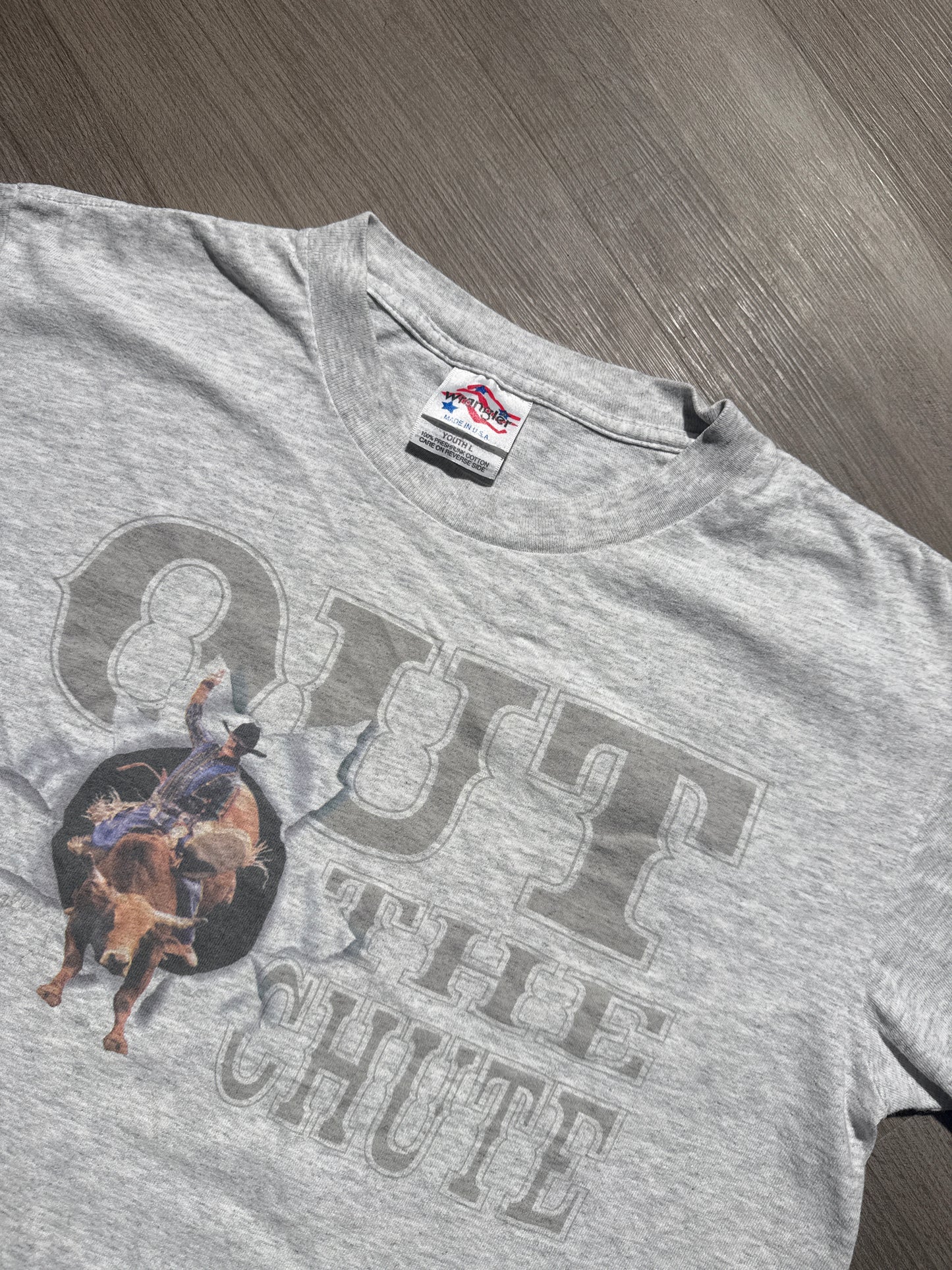 (XS) Wrangler Cut The Chute Tee