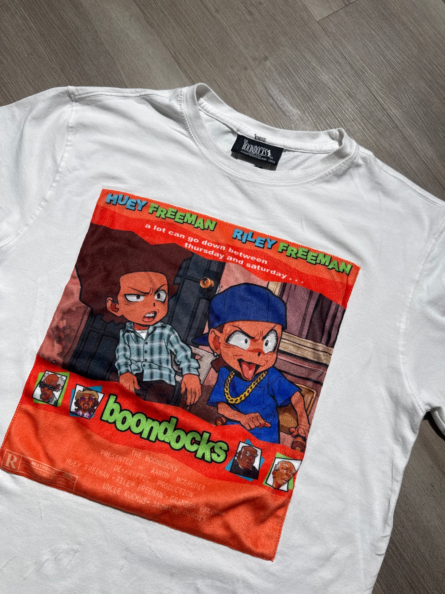 (L) The Boondocks Friday Parody T-Shirt