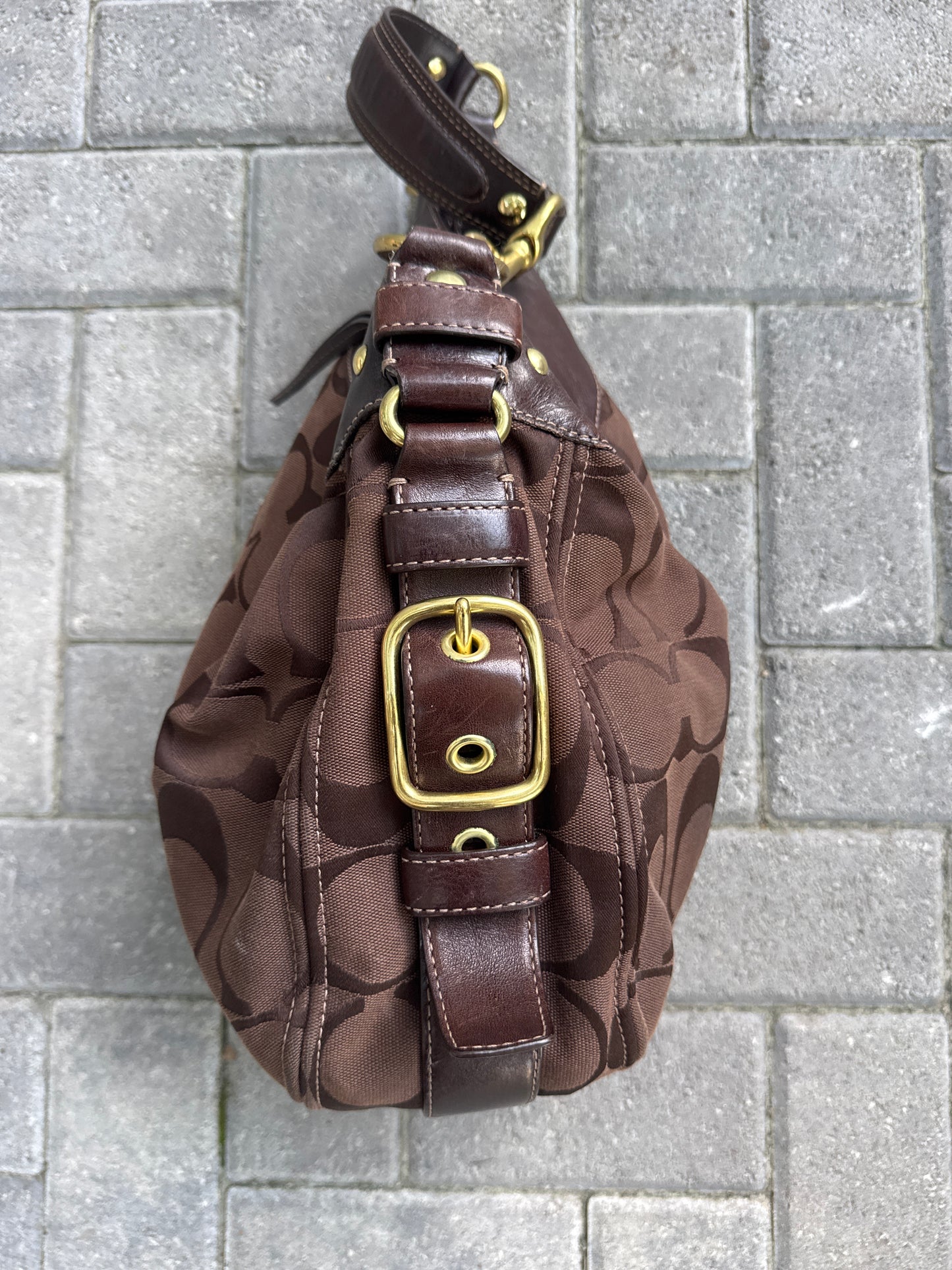 Coach Brown Hobo Shoulder Purse