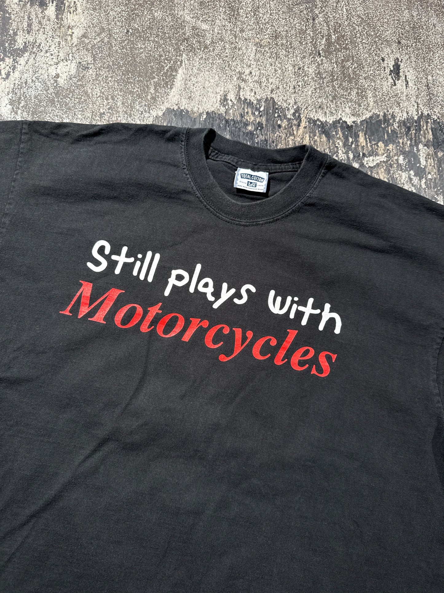 (L) Lee “Still Plays With Motorcycles Tee