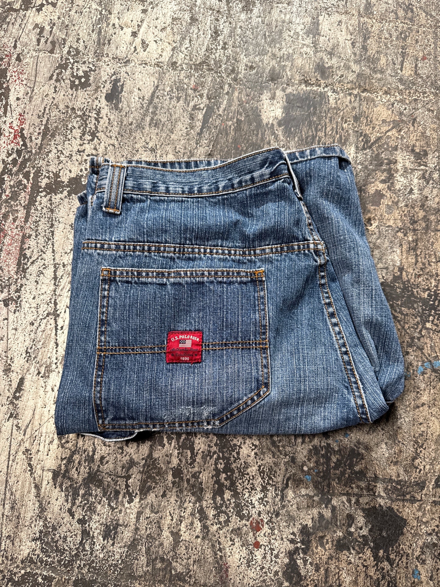 (38) Dark Blue U.S Polo Assn. Jorts
