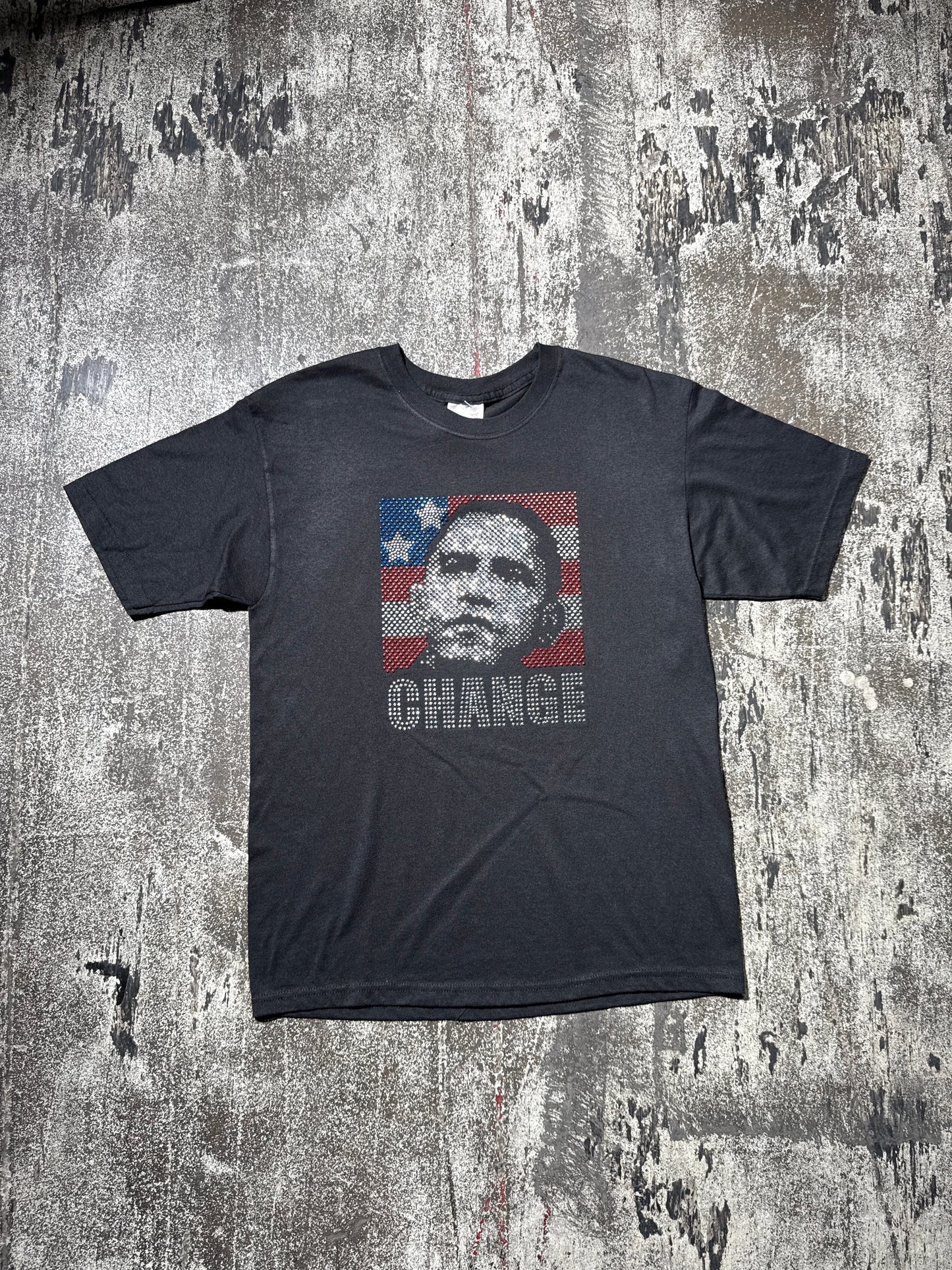 (M) Bedazzled Obama Tee