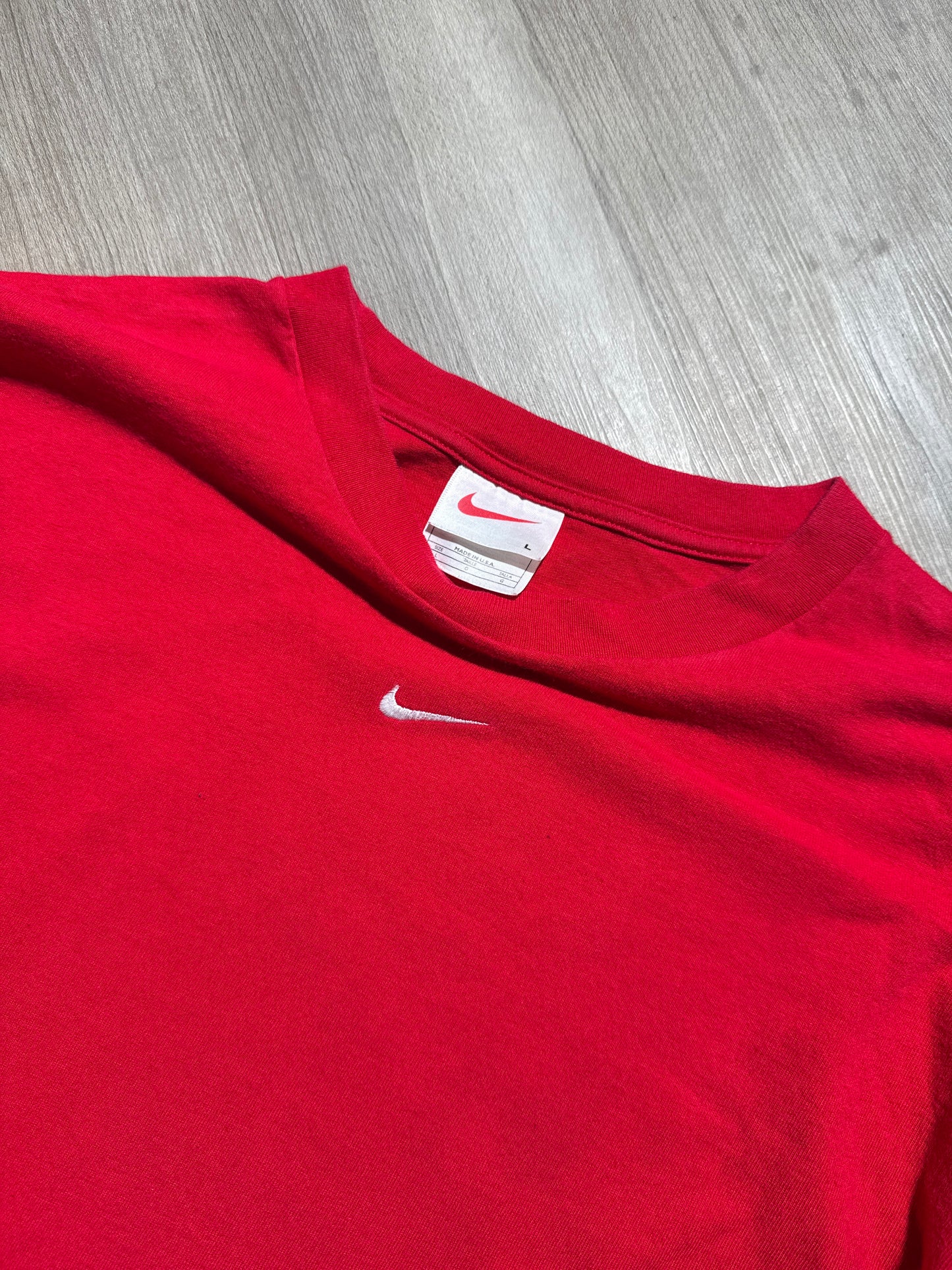 (L) 90s Nike Red Longsleeve
