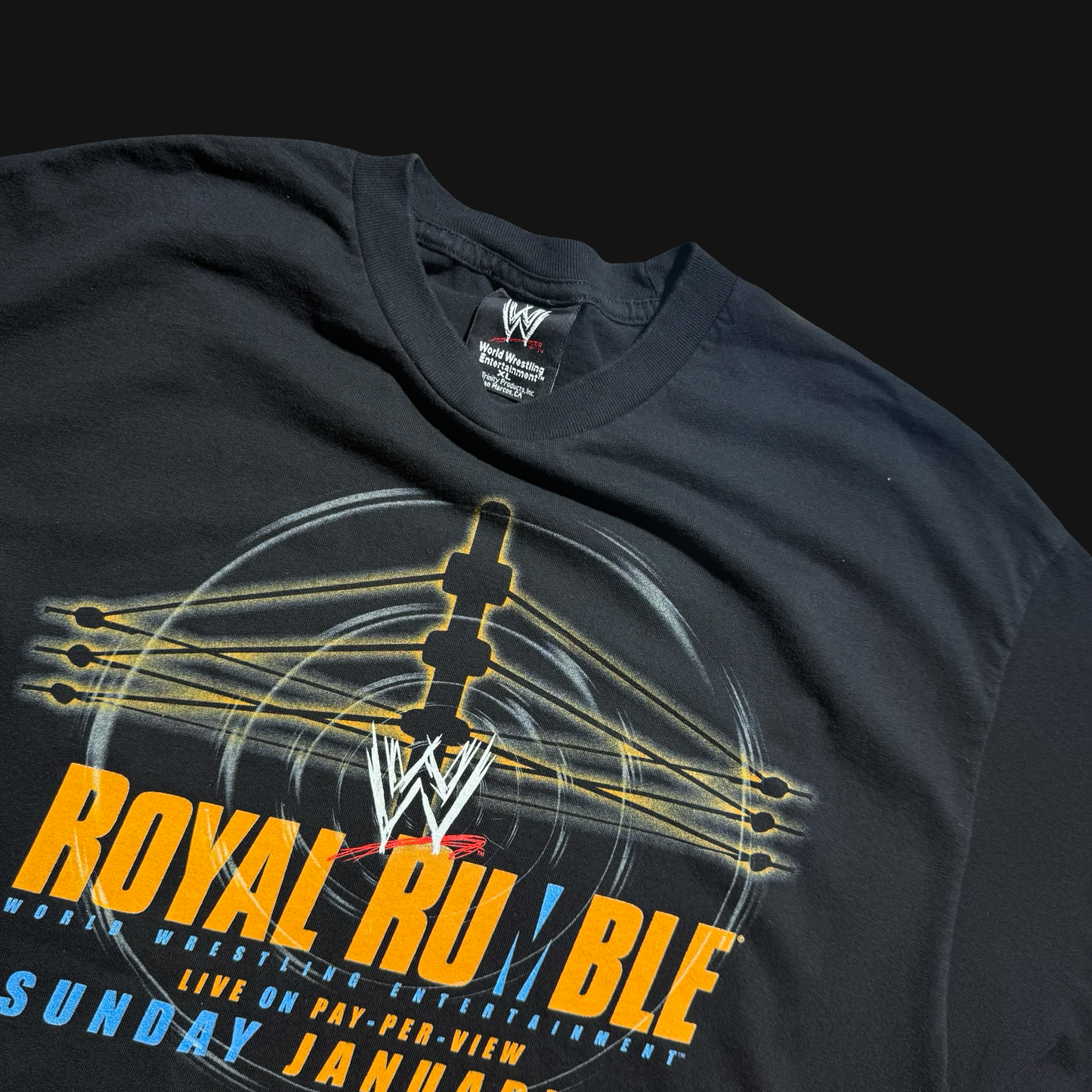 (XL) 03’ WWE ROYAL RUMBLE Crew Tee