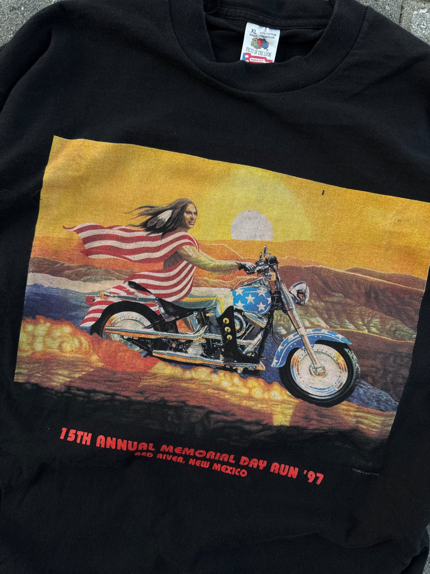 (XL) Vintage Motorcycle Memorial Tee
