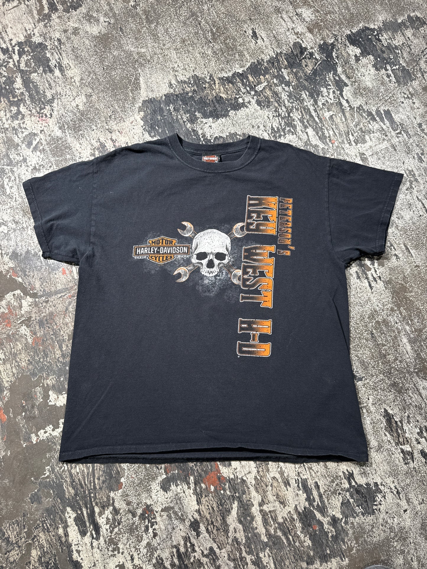 (L) Black Harley Davidson “Florida USA” Tee