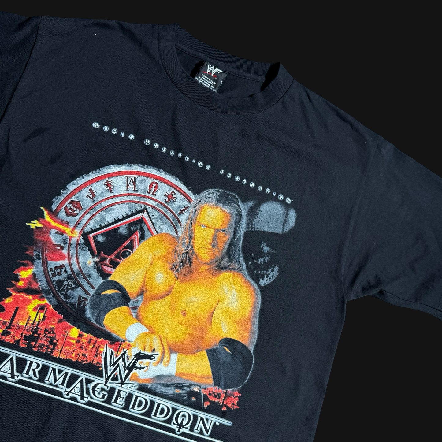 (L) 99’ Triple H Armageddon Wrestling Tee