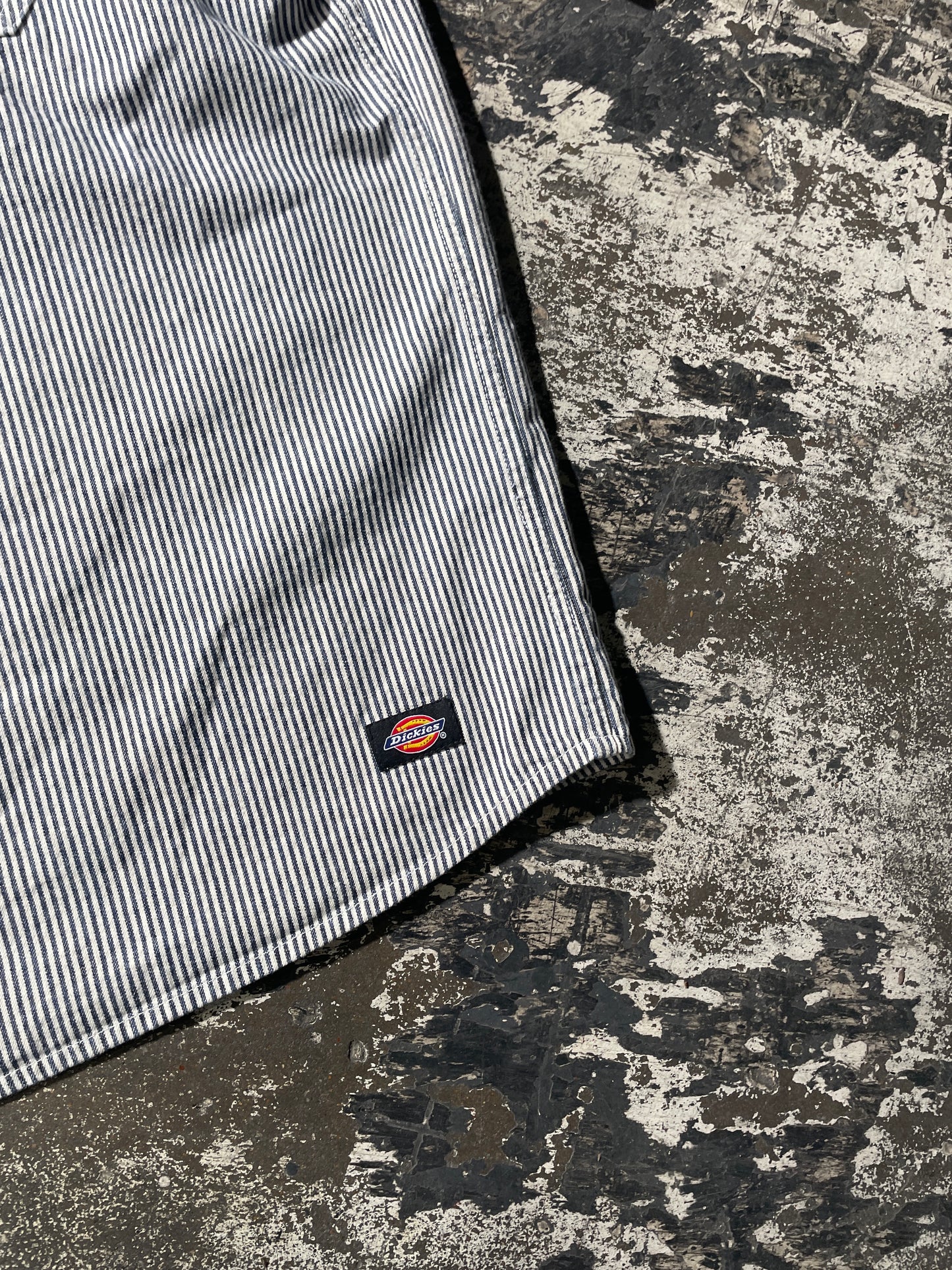 (2XL) Dickies Pin Strip Half Zip Polo