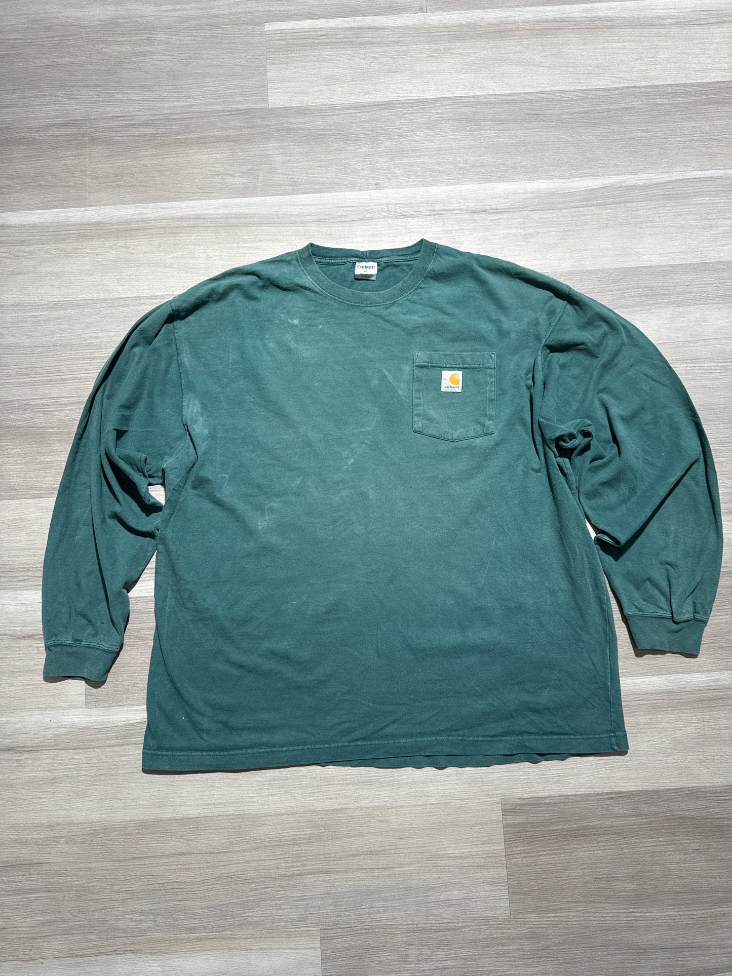 (XL) Green Carhartt Longsleeve