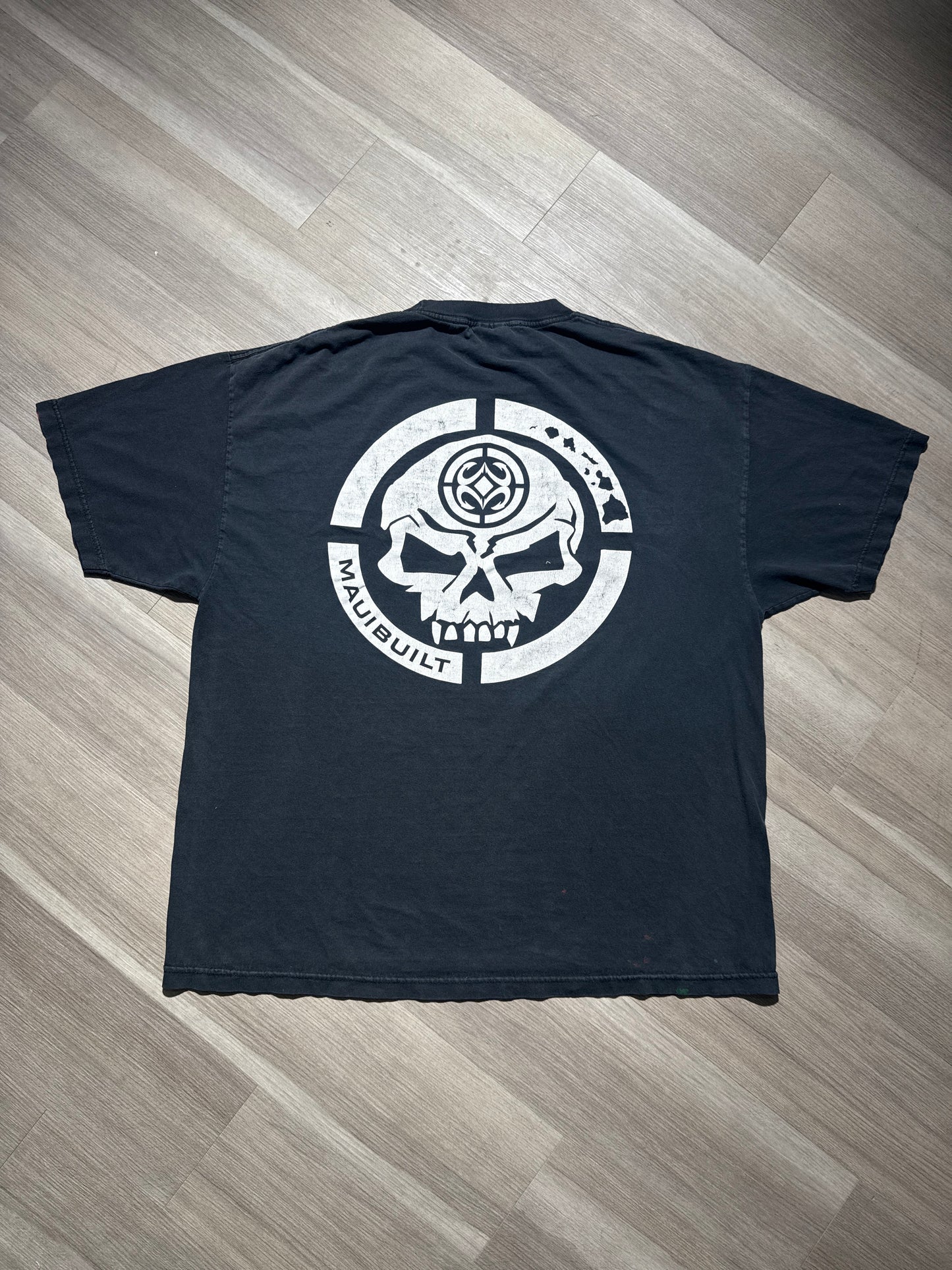 (XL) Y2K Maui Built Skull Tee