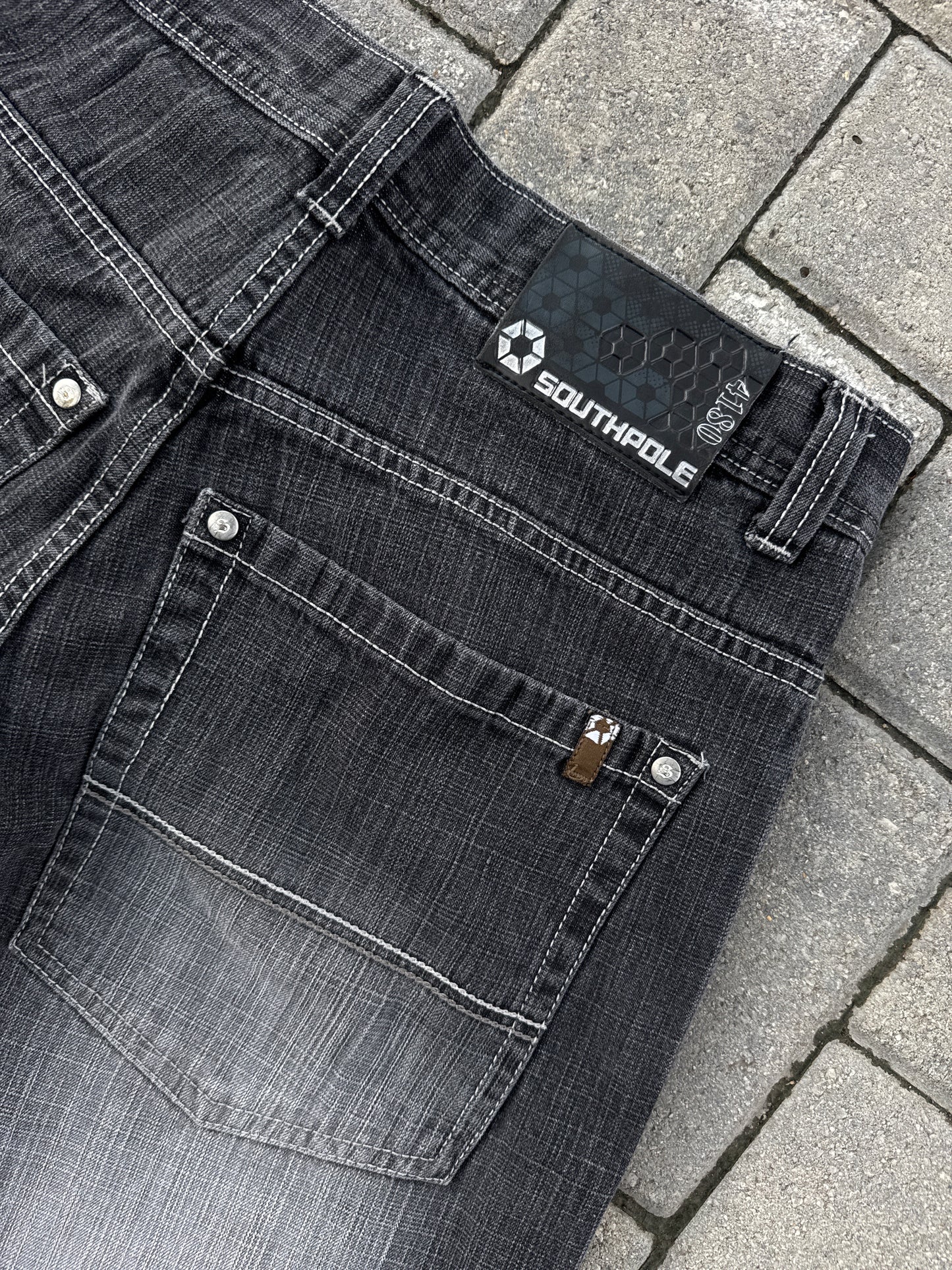 (32x30) SouthPole Brown Tab Denim Pants