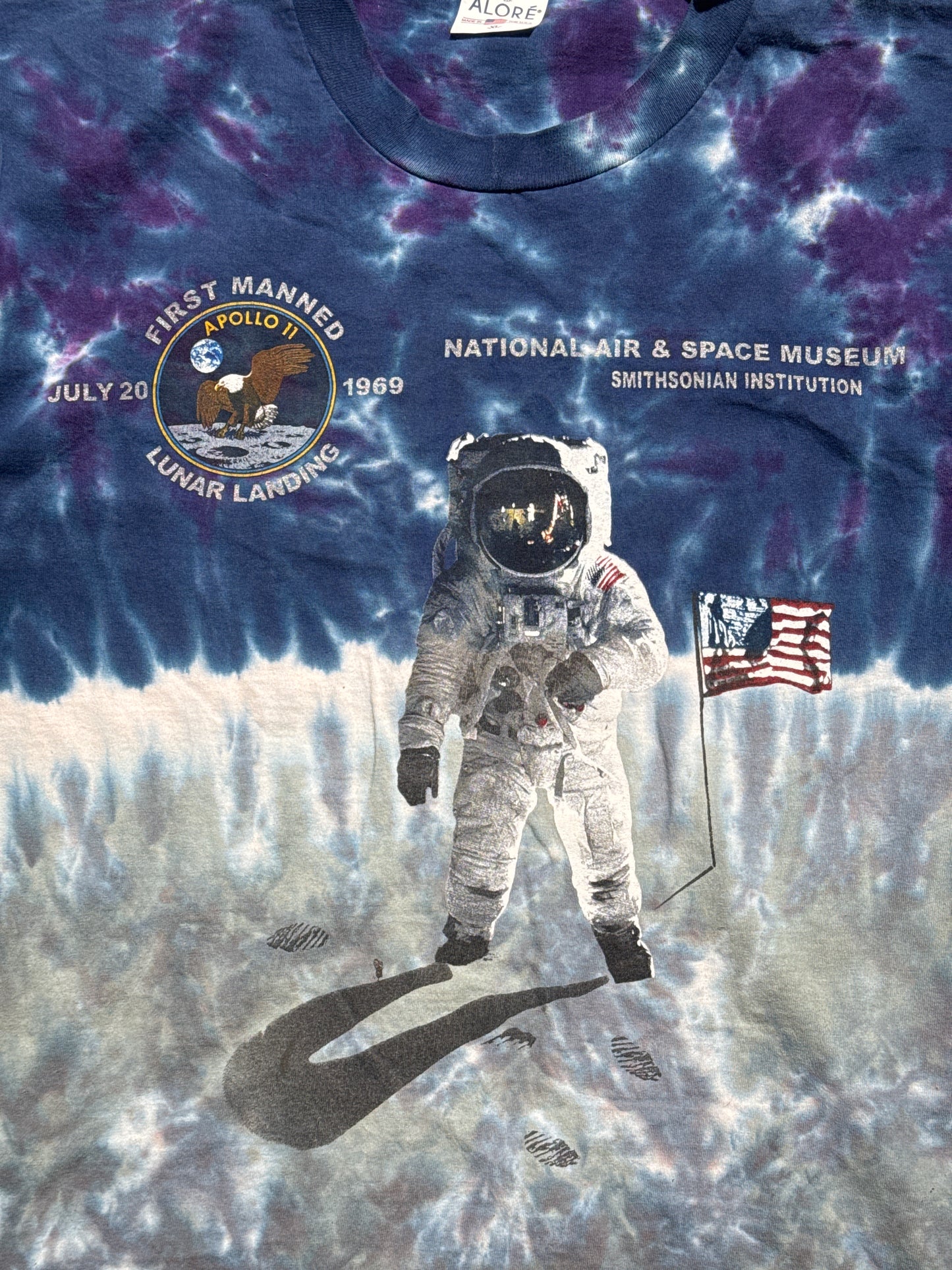 (XL) Vintage NASA Apollo 11 First Moon Landing Tie Dye Tee