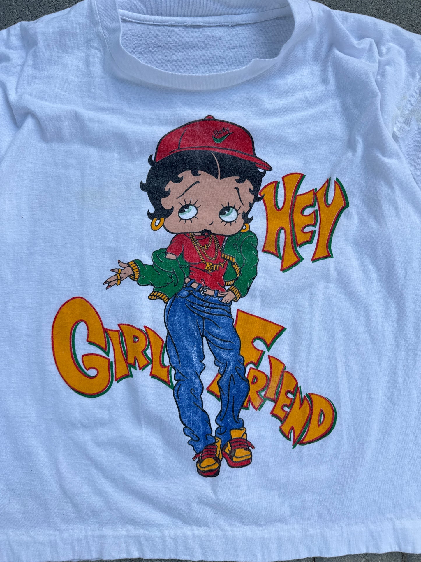 (S/M) 90s Betty Boop Girlfriend Boxy Tee