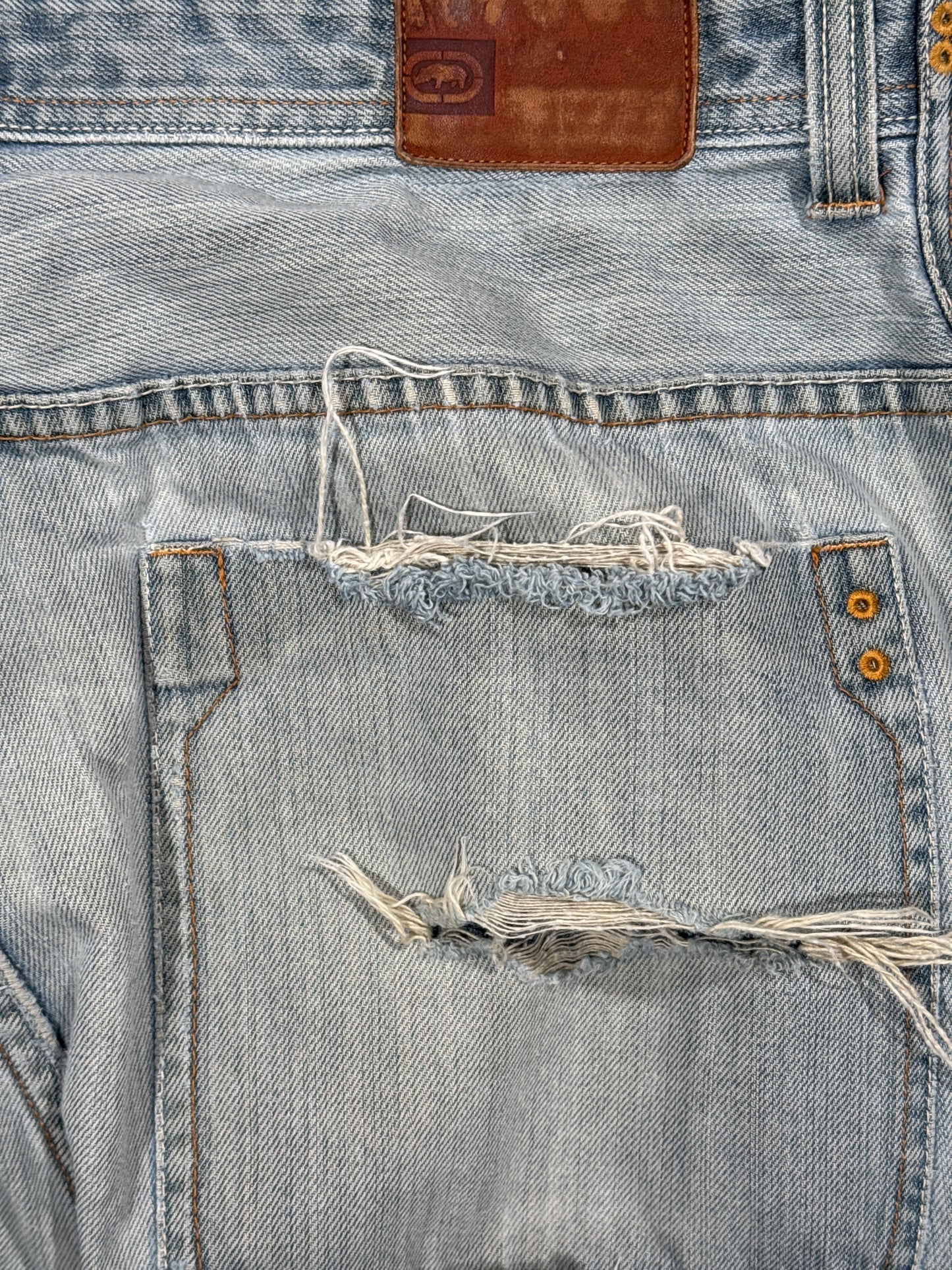 (38x34) Eckō Unltd. Baggy 5- Pocket Denims