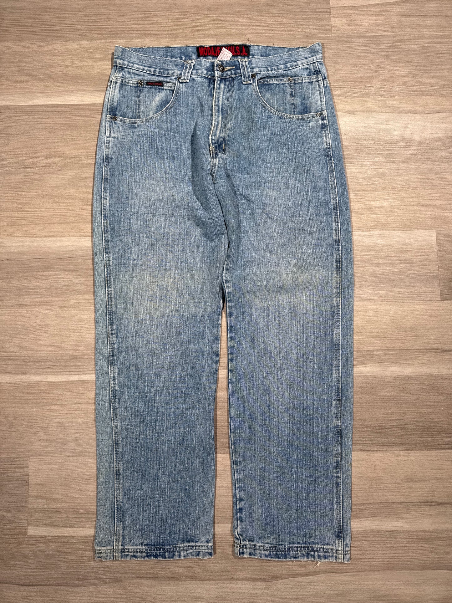 (36x32) Moda Jeans Baggy Y2K
