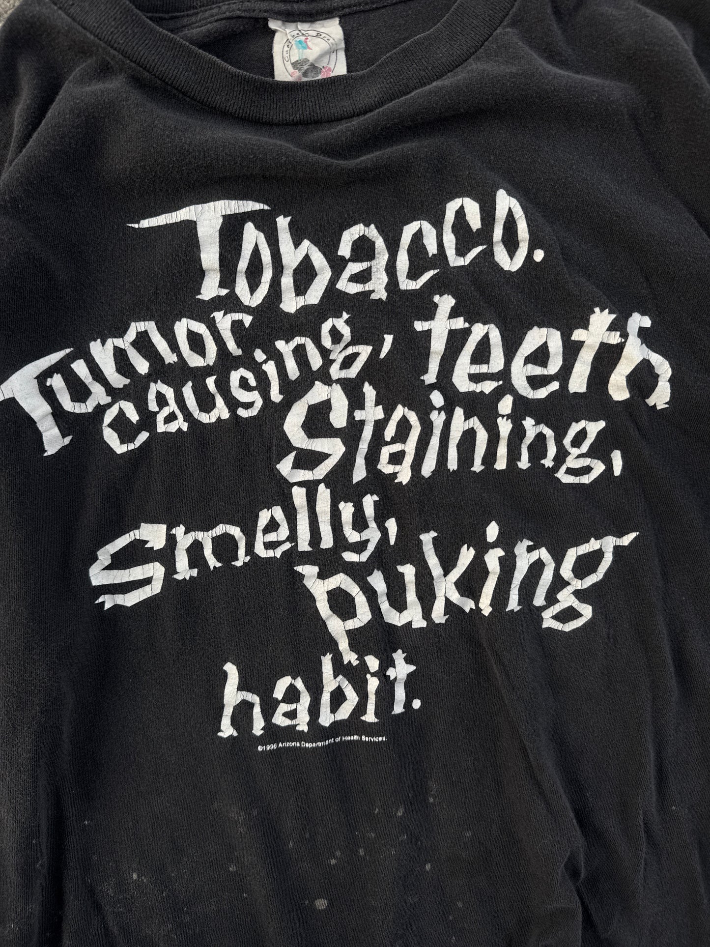 (XL) Vintage Anti-Smoking Tobacco Tee