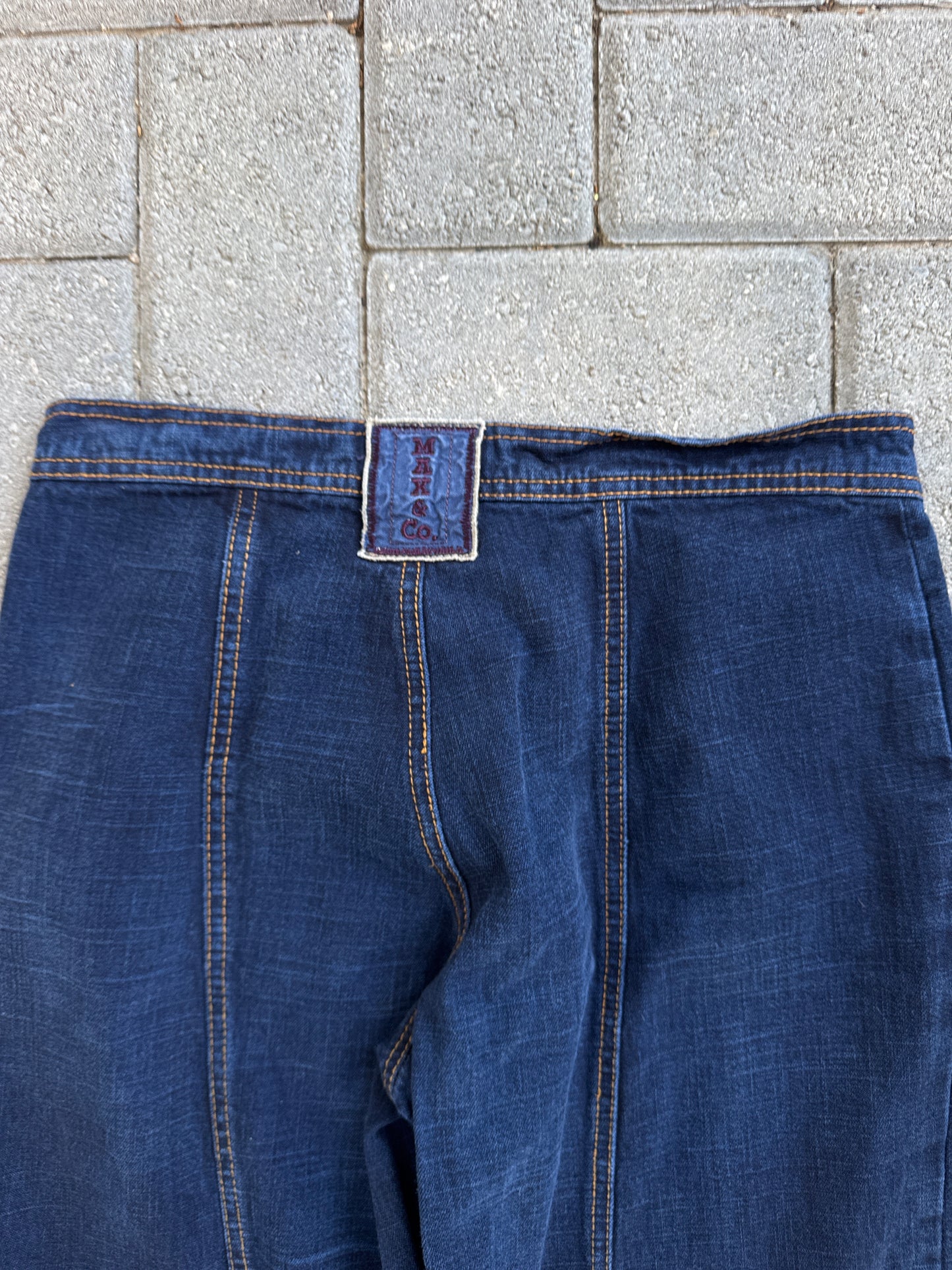 (28x32) Max & Co. Flared Women Denim Pants