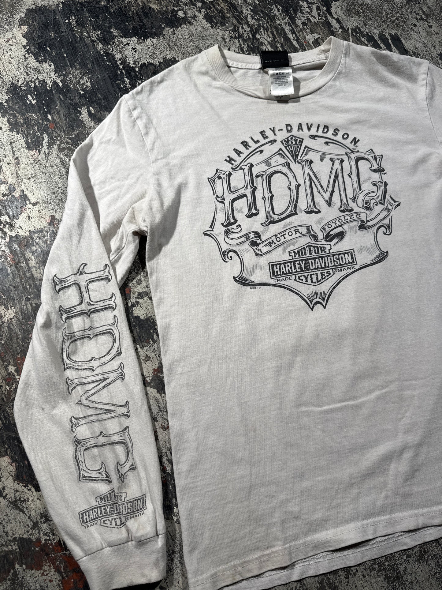 (M) Harley Davidson Burelson Long Sleeve T-shirt