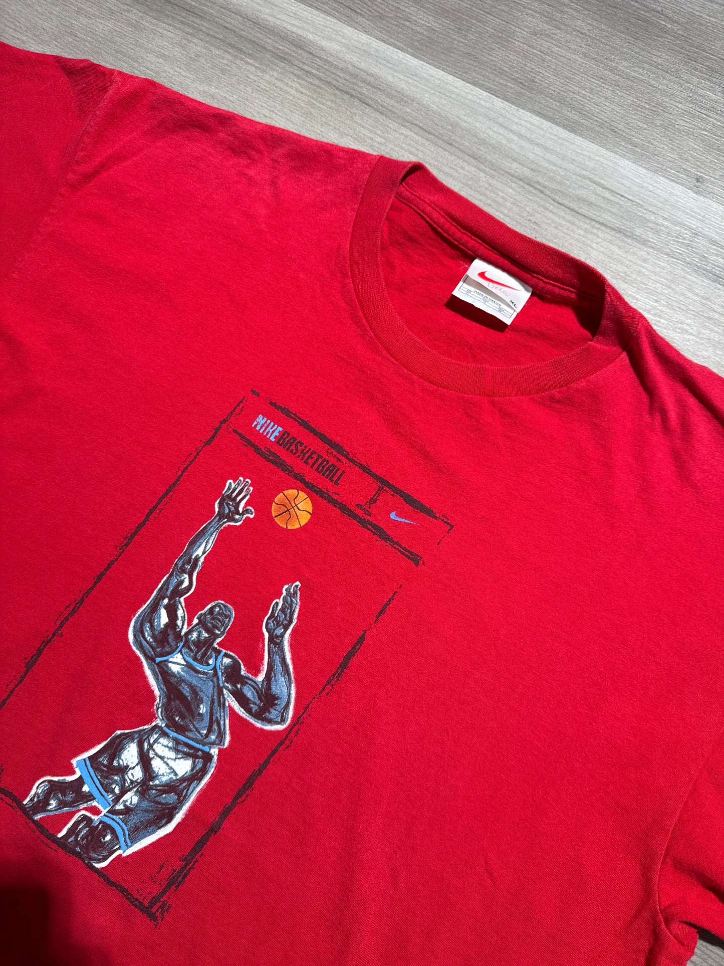 (XL) 90s Red Nike Basketball Tee