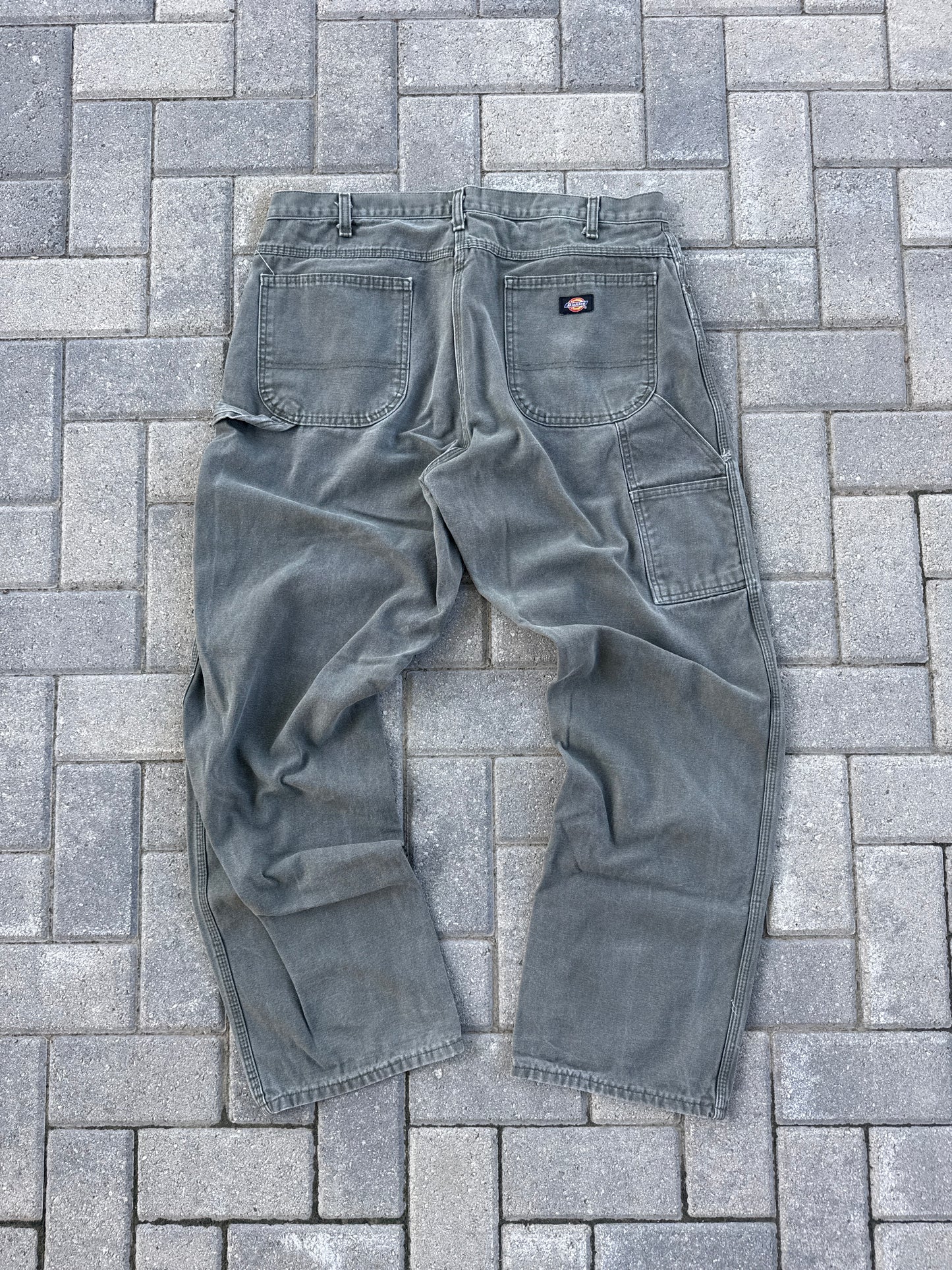 (38x34) Dickies Sun Faded Carpenter Denim Pants