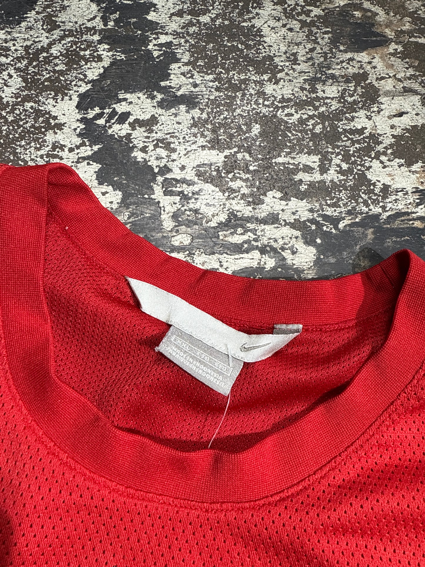 (XXL) Red Nike Center Swoosh Tank Jersey