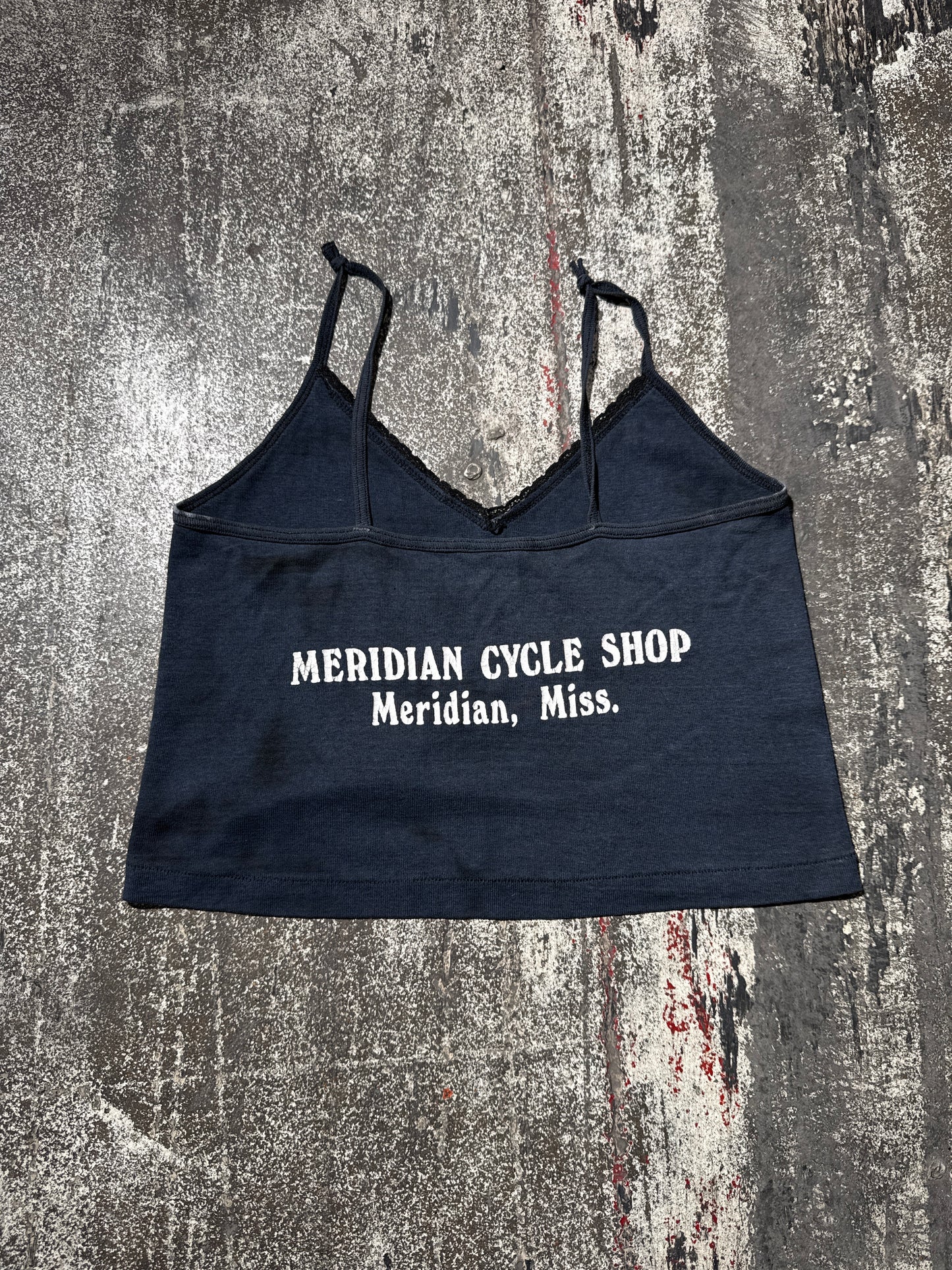 (S) Vintage Harley Davidson 3D Emblem Crop Top