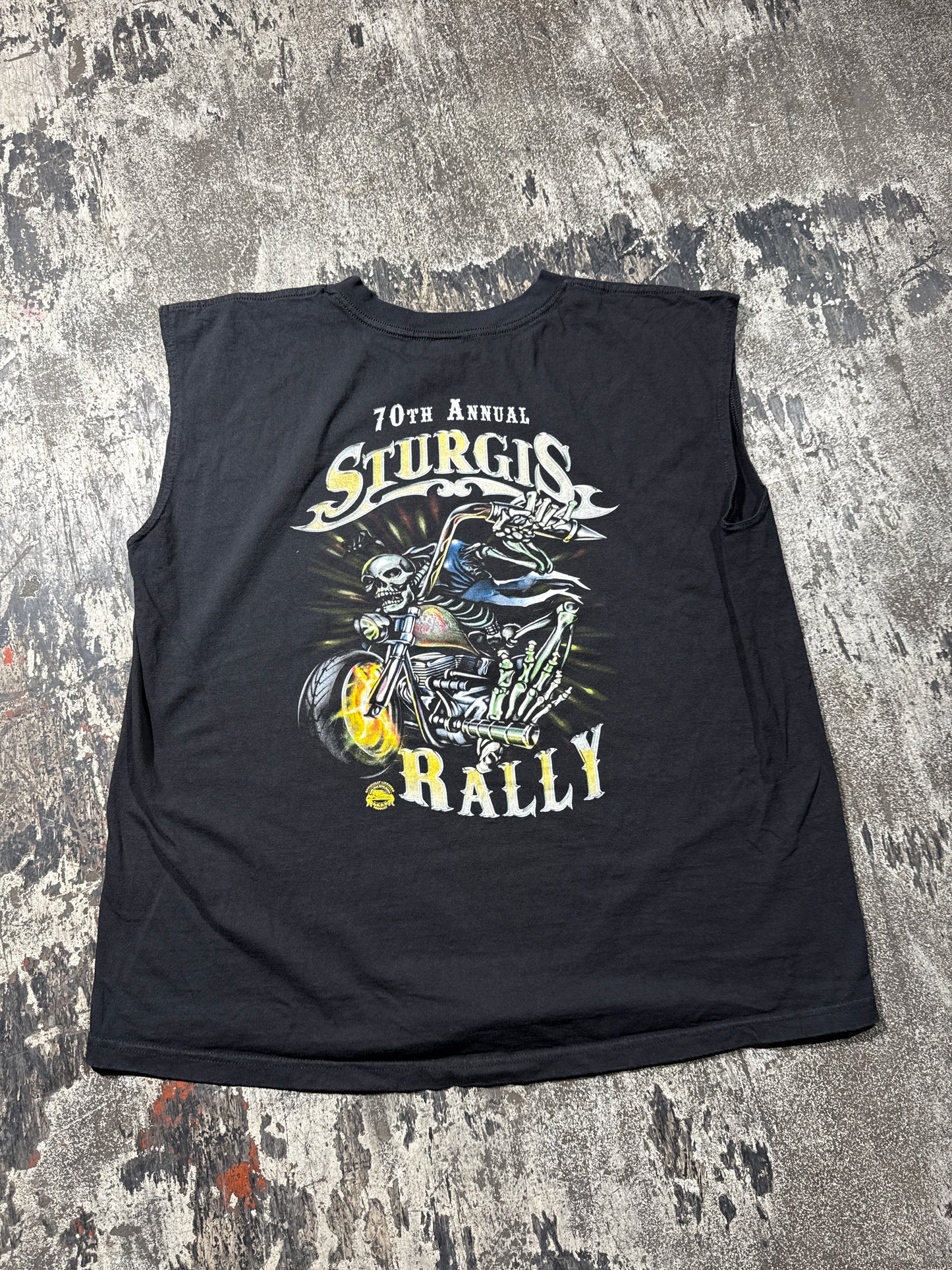 (XXL) Black Sturgis Rally 70th Annual Tank Top