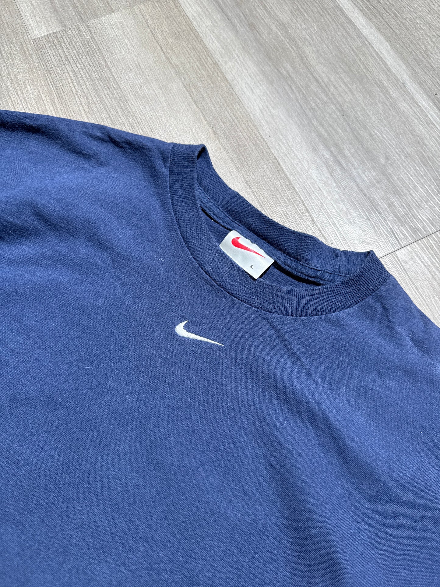 (L) 90s Nike Navy Blue Longsleeve