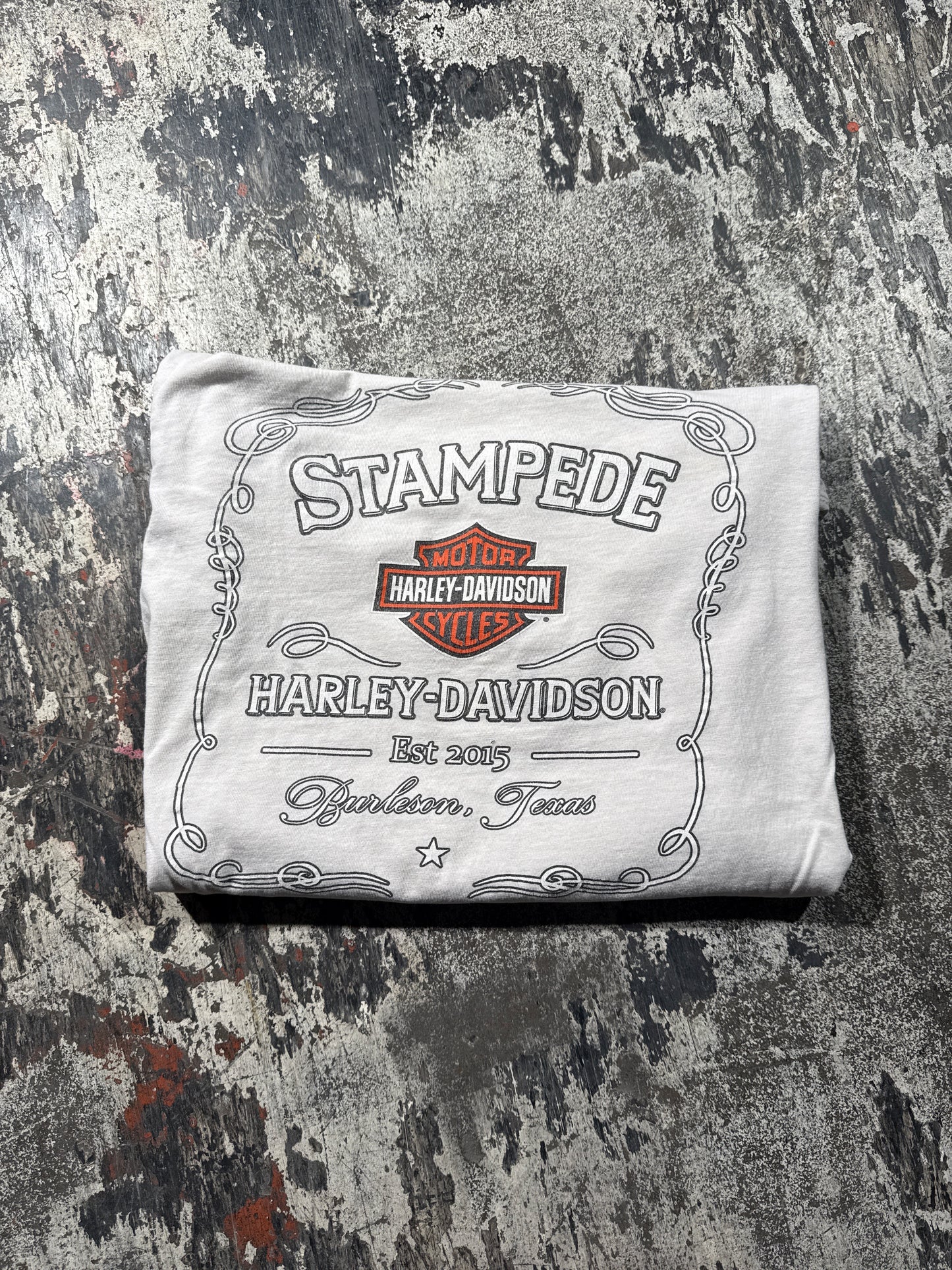 (M) Harley Davidson Burelson Long Sleeve T-shirt