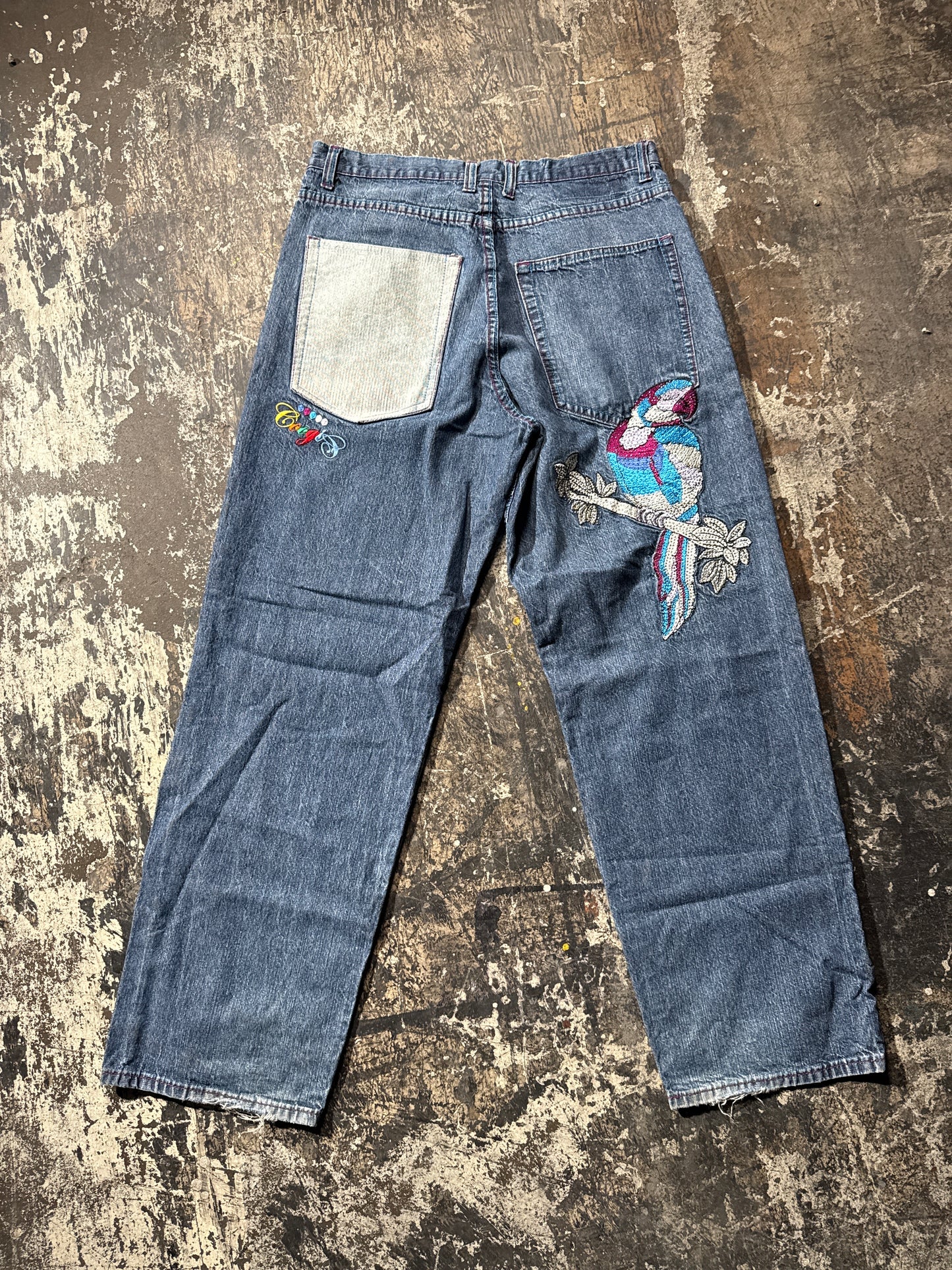 (36x34) COOGI Embroidered Denims