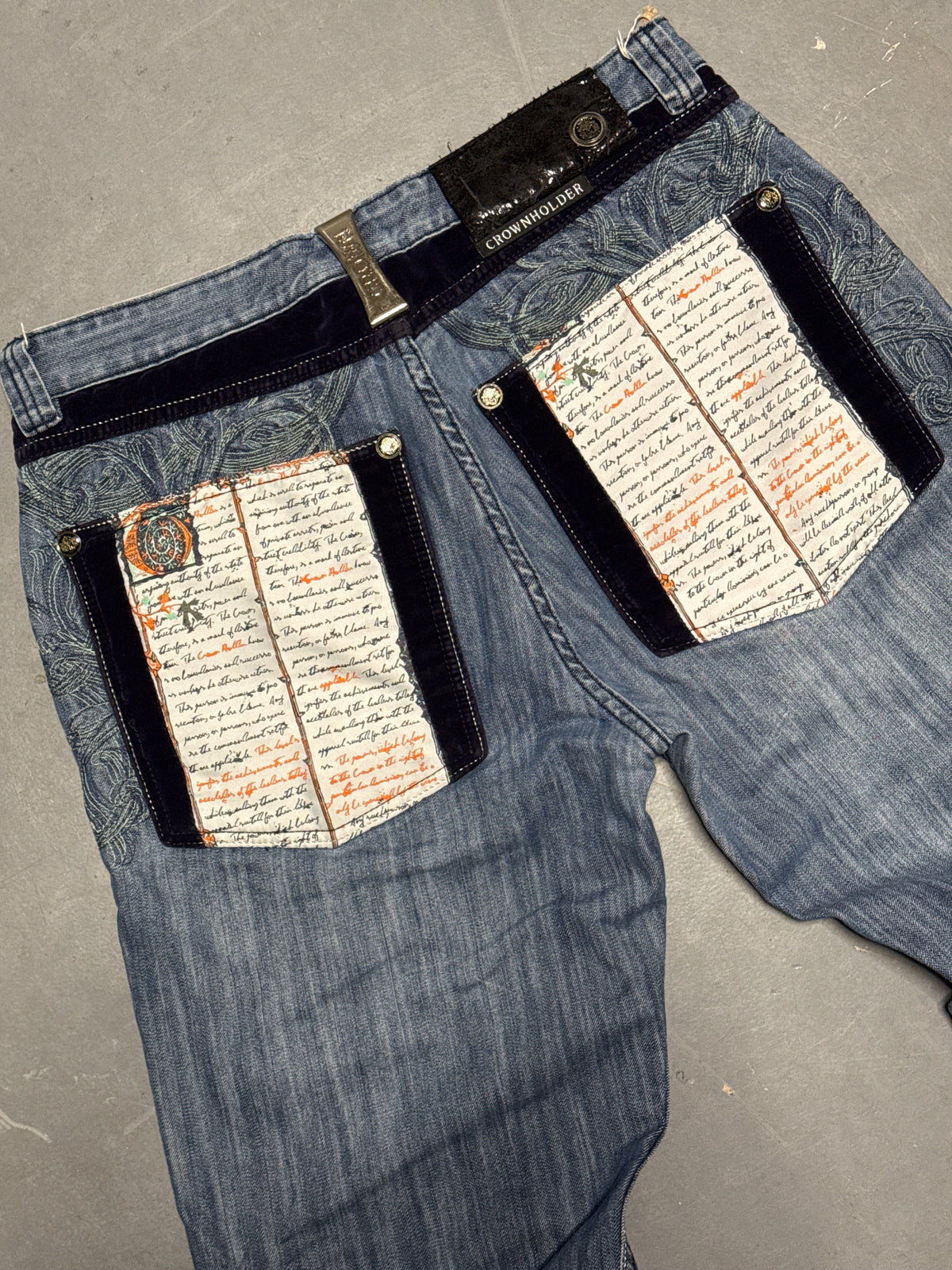 (34x34) Crown Holder Baggy Denim
