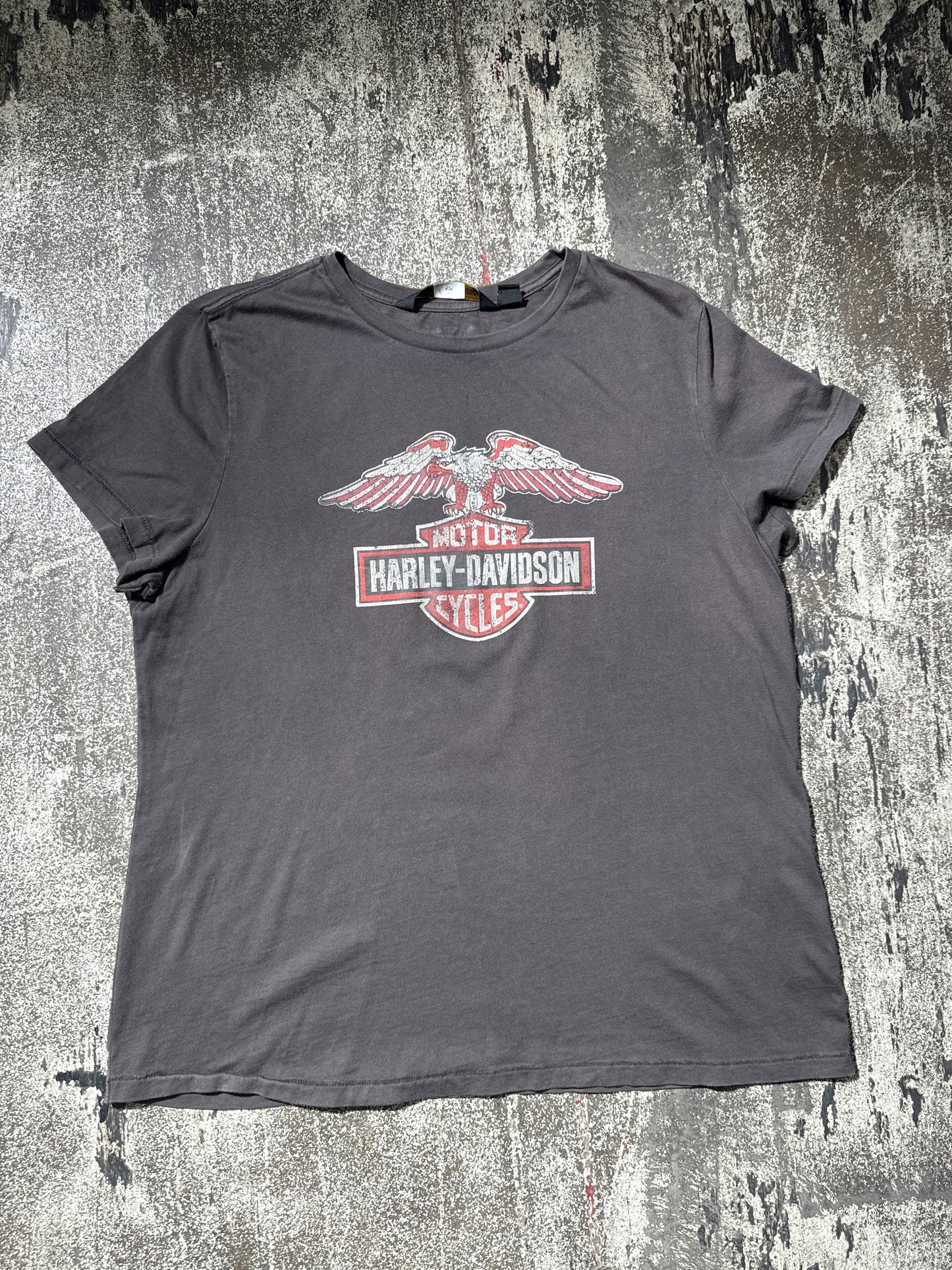 (XL) Grey Harley Davidson Eagle Tee