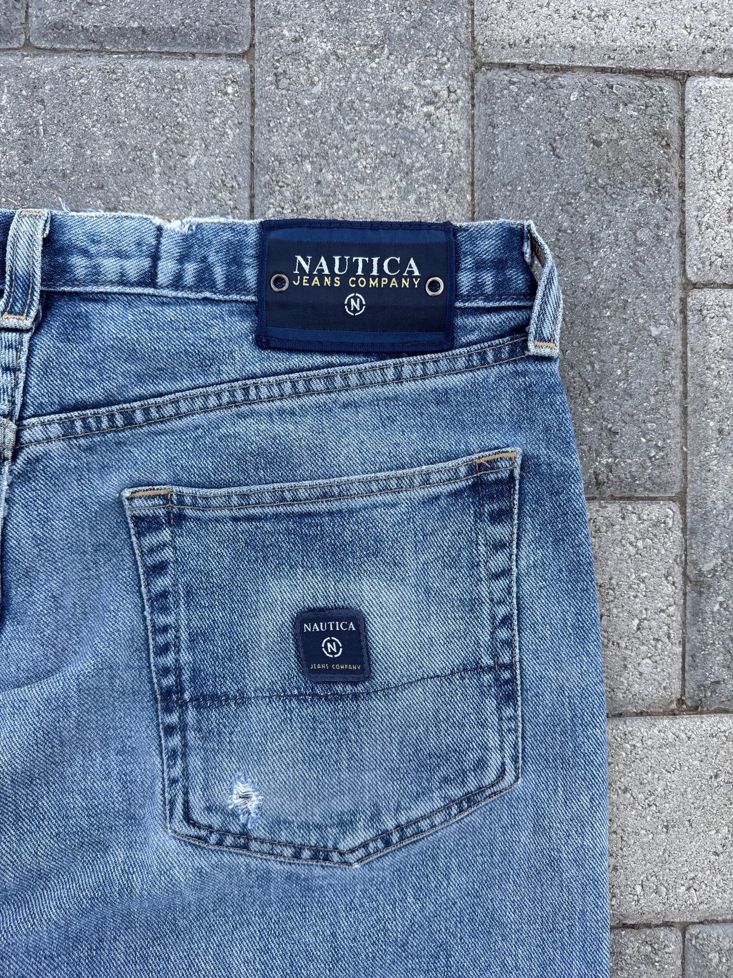 (34x30) Vintage Nautica Jeans Baggy Pants