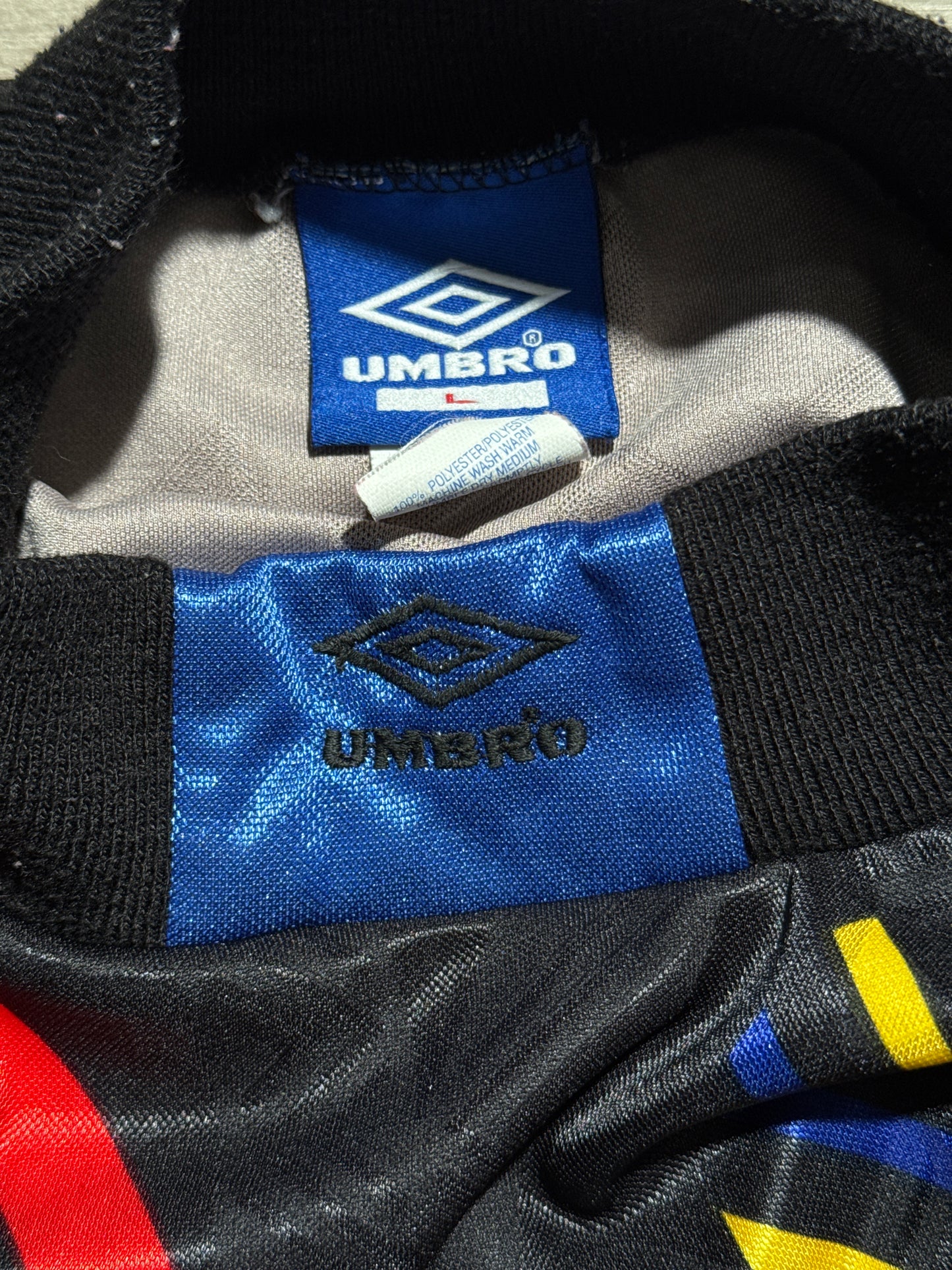 (L) Vintage Umbro Longsleeve Turtle Neck Goalkeeper Jersey